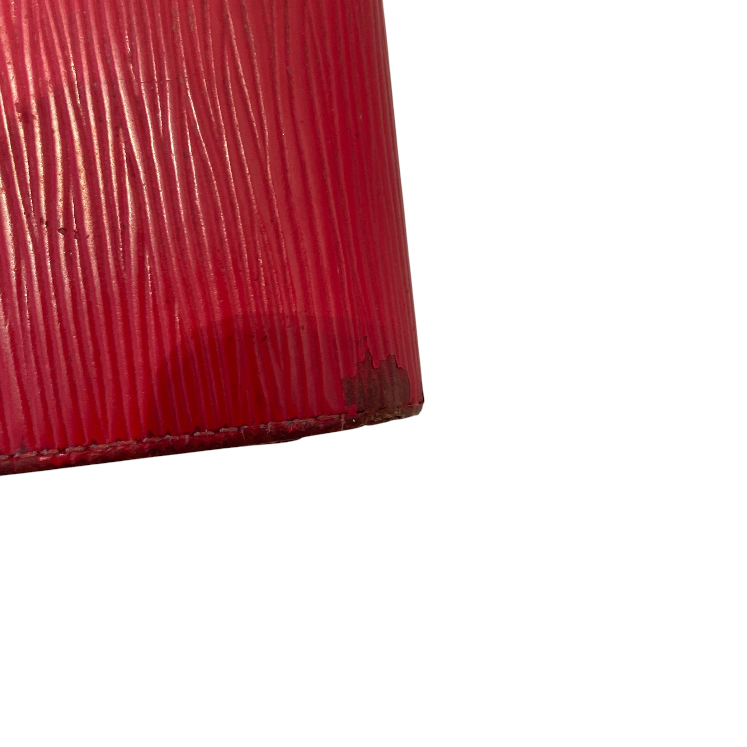LOUIS VUITTON/Bifold Wallet/Leather/RED/L's/LV Epi Malletier view 7