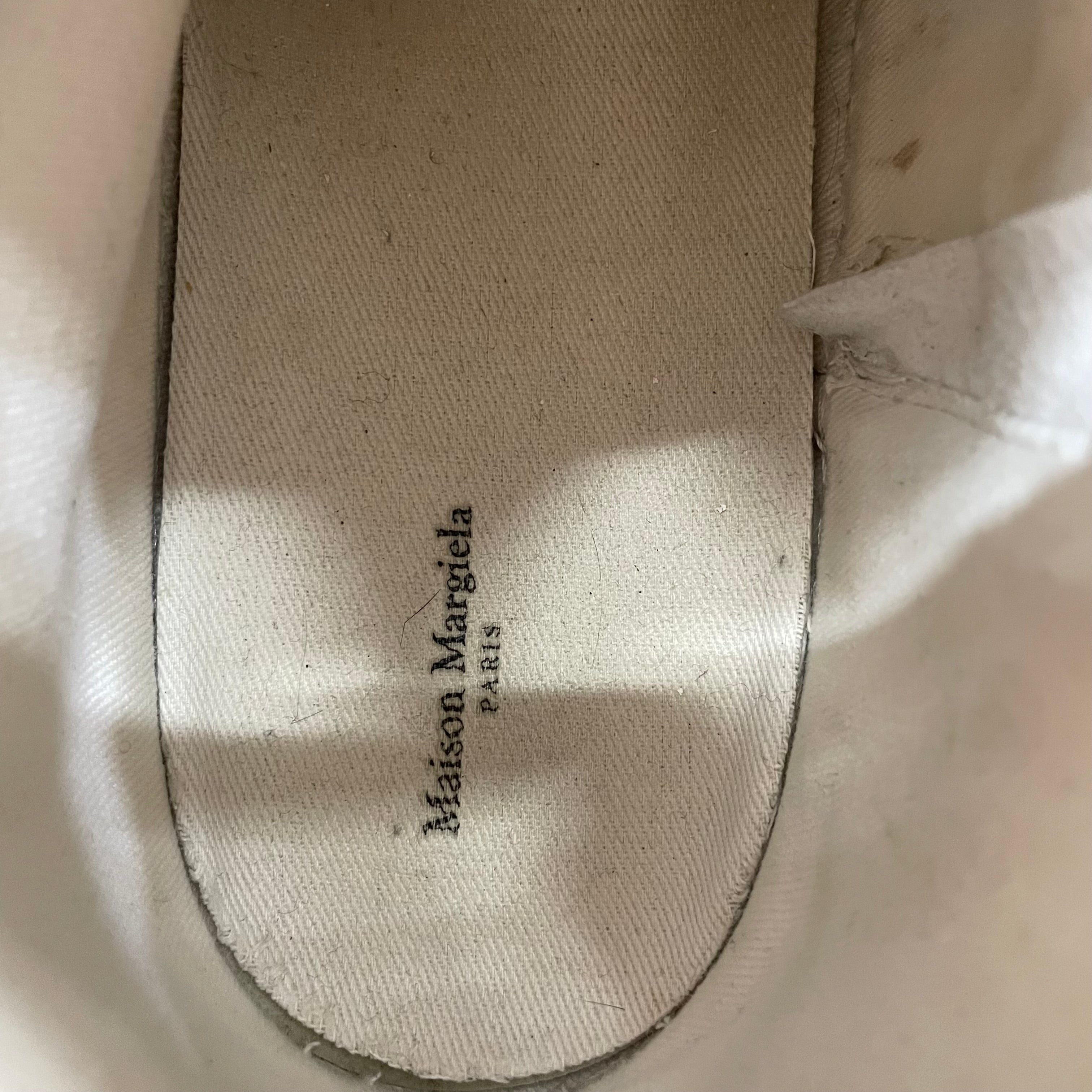 Maison Margiela/Hi-Sneakers/EU 46/WHT/RUBBER ROUND TOE view 4