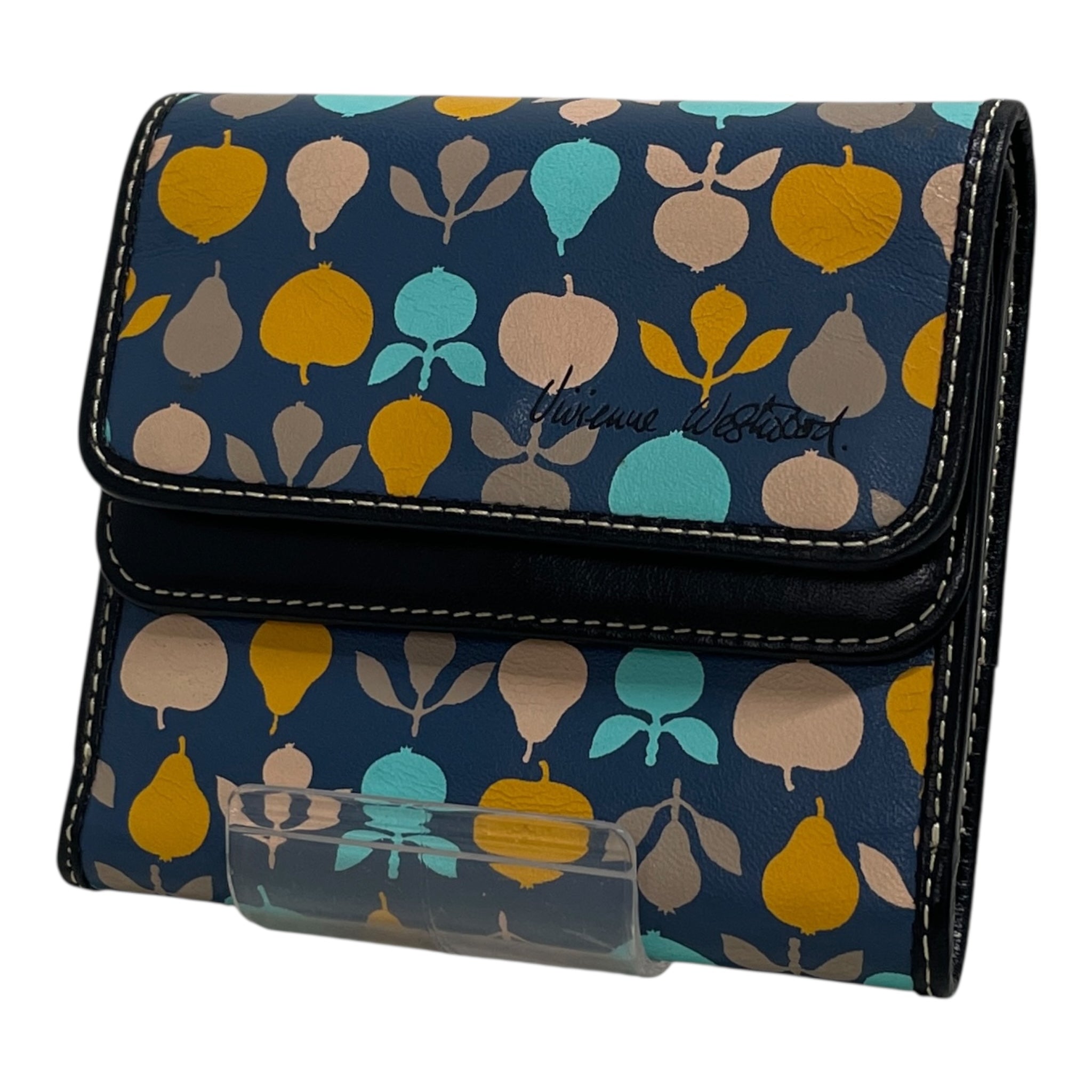 Vivienne Westwood/Trifold Wallet/S/All Over Print/Leather/MLT/FRUIT SILHOUTTES view 1