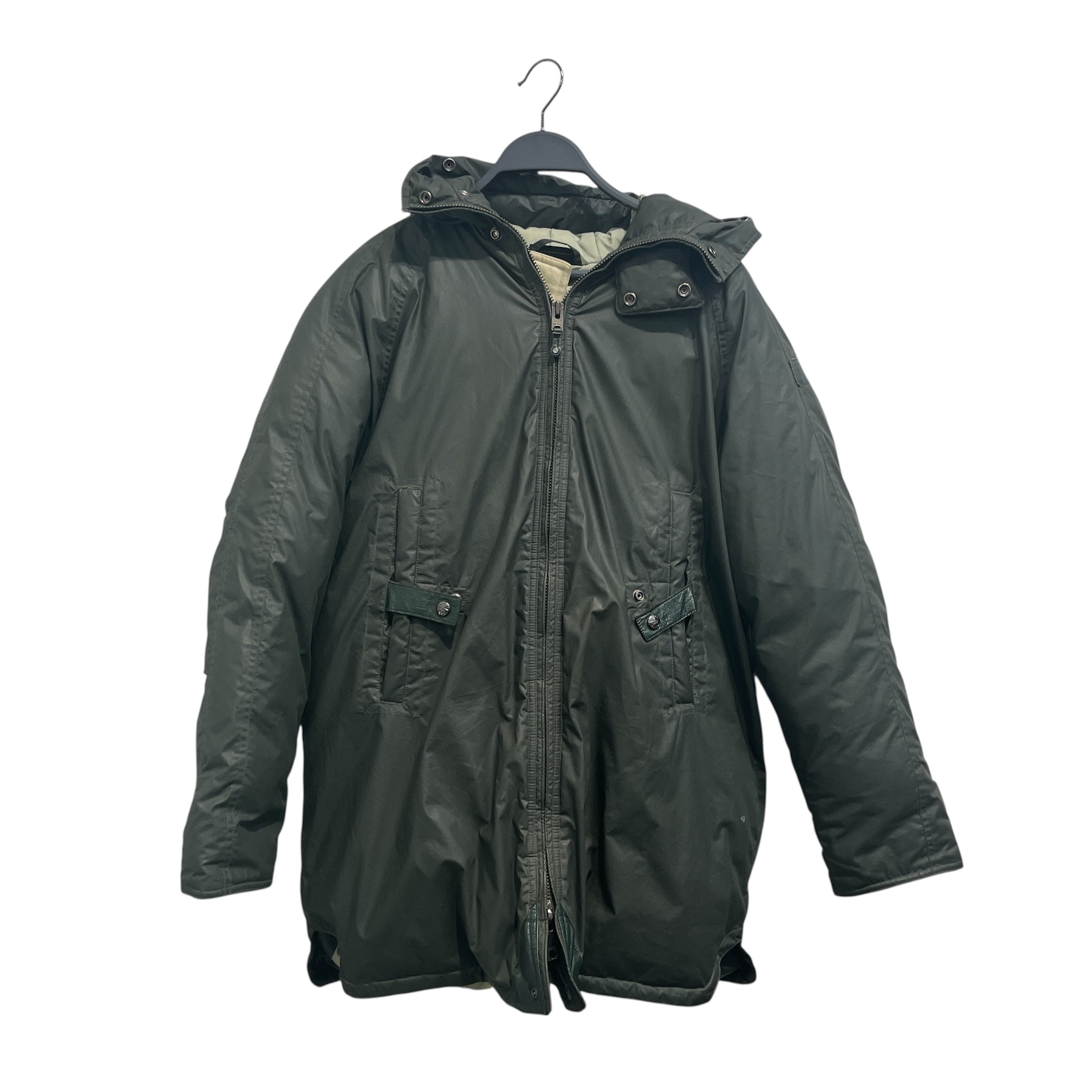 DIESEL/Puffer Jkt/S/Cotton/GRN/TRENCH PUFFER COAT view 1