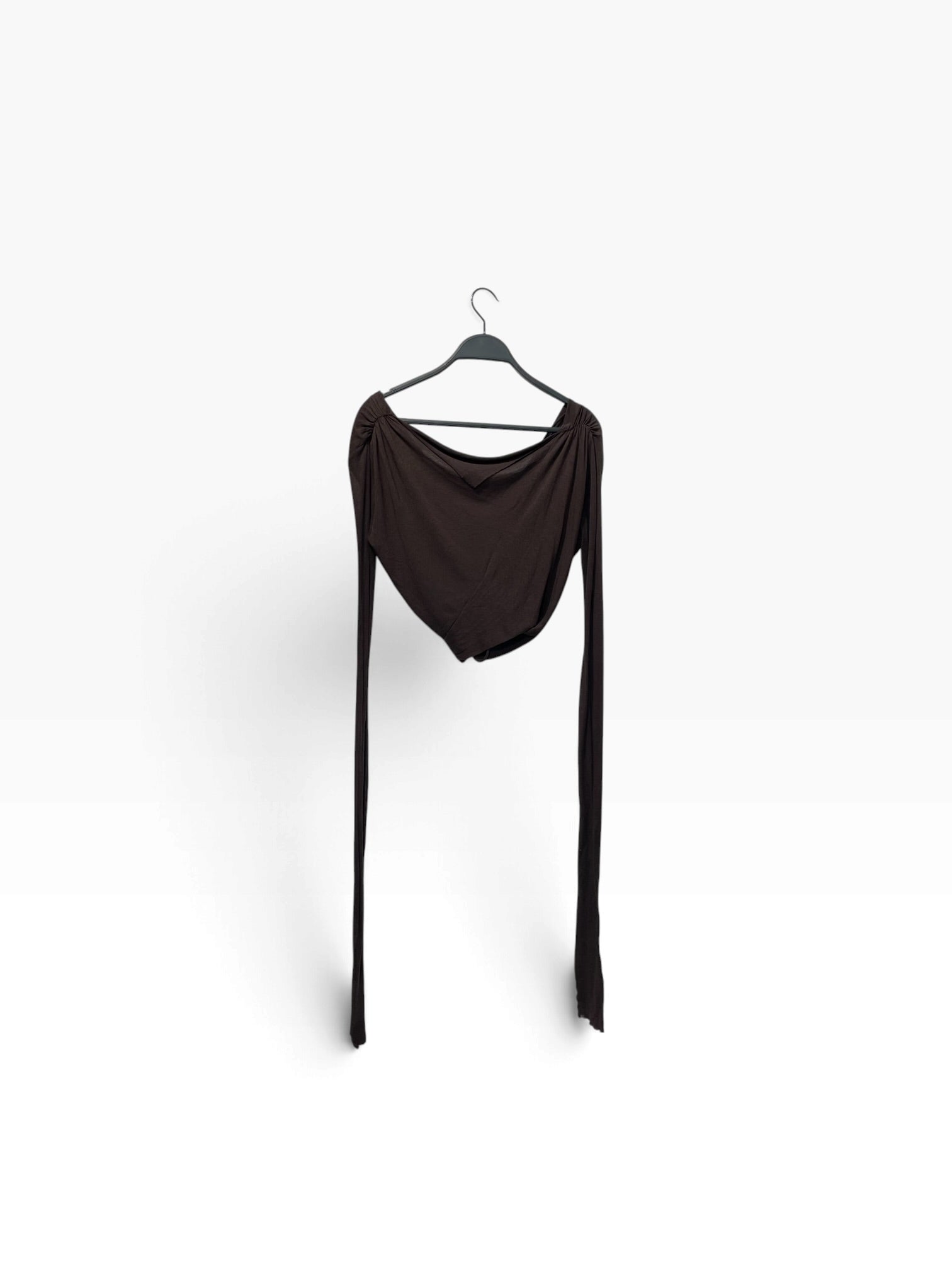 Rick Owens Lilies/LS Blouse/4/Wool/BRW/ view 2