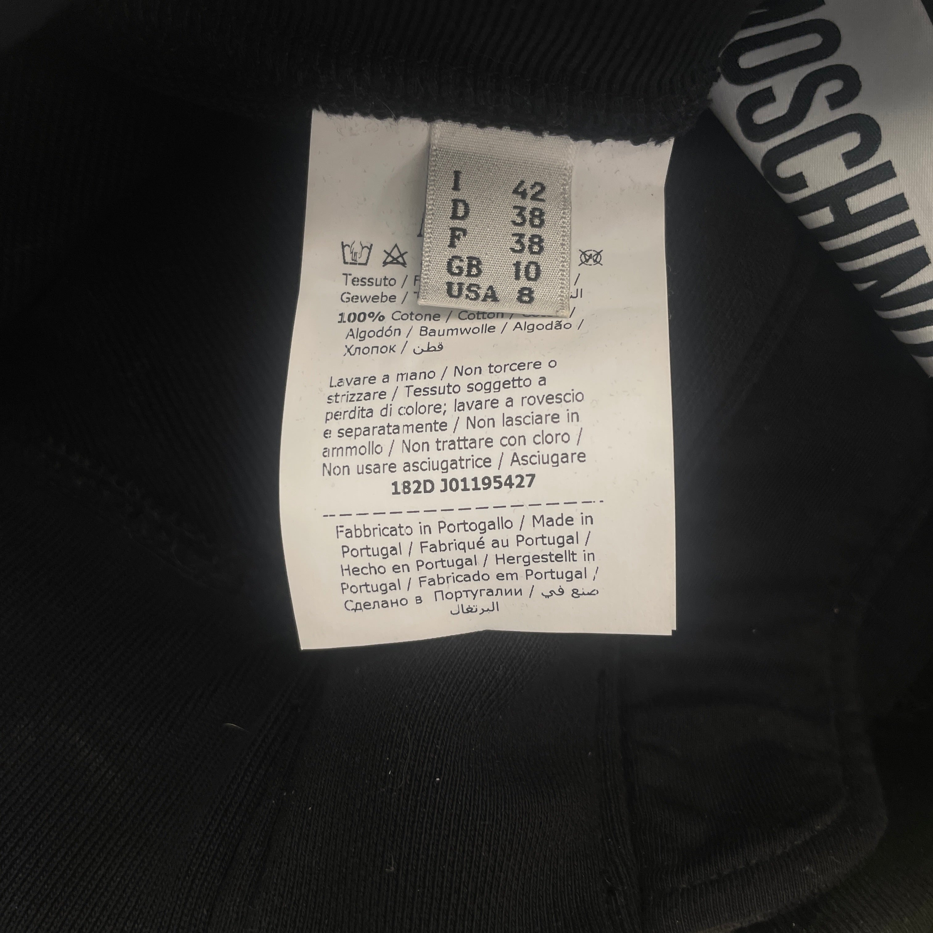 MOSCHINO/Skirt/M/Cotton/BLK/Couture Wars Skirt view 4