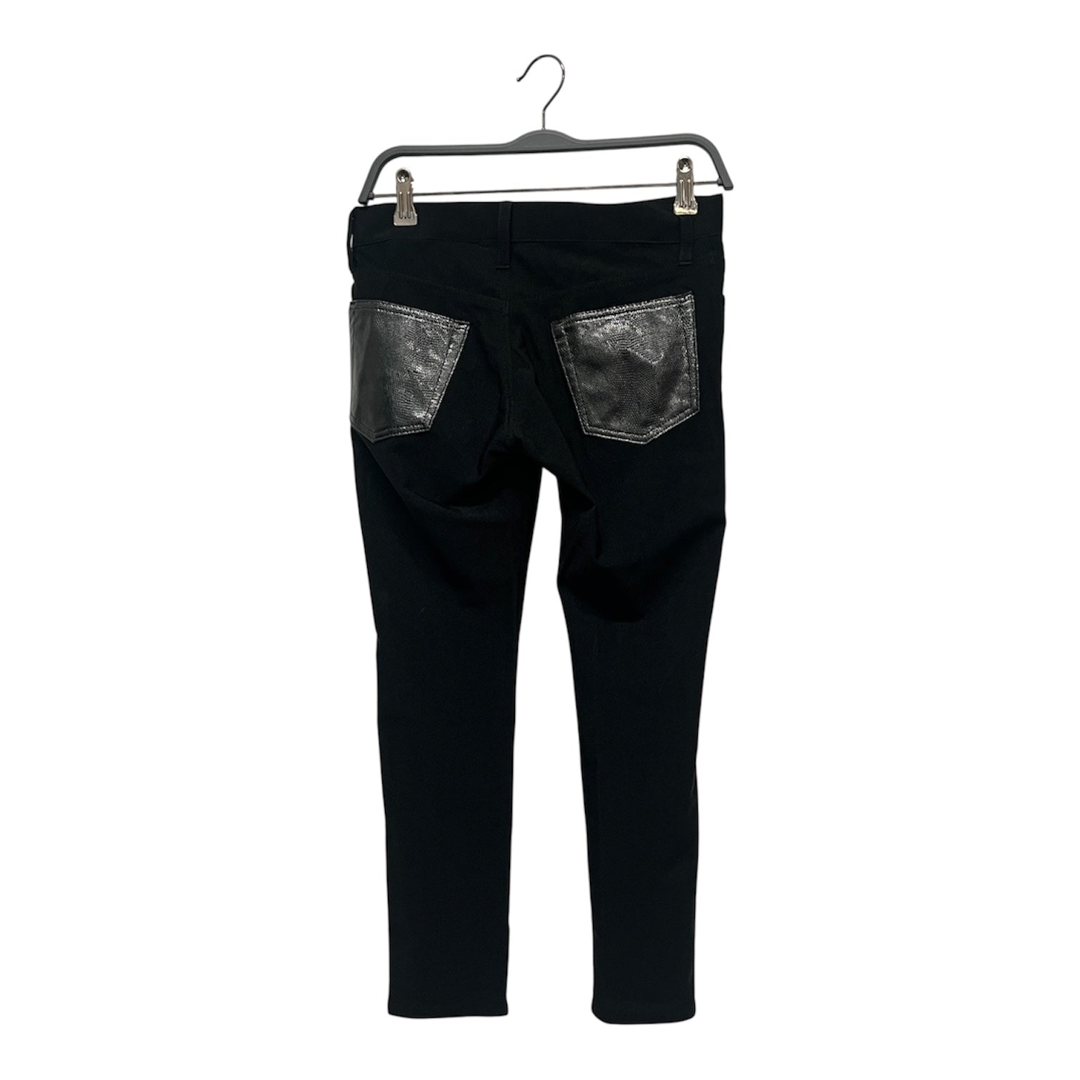 JUNYA WATANABE COMME des GARCONS/Skinny Pants/XS/Polyester/BLK/ELASTIC SKINNY PANTS view 2