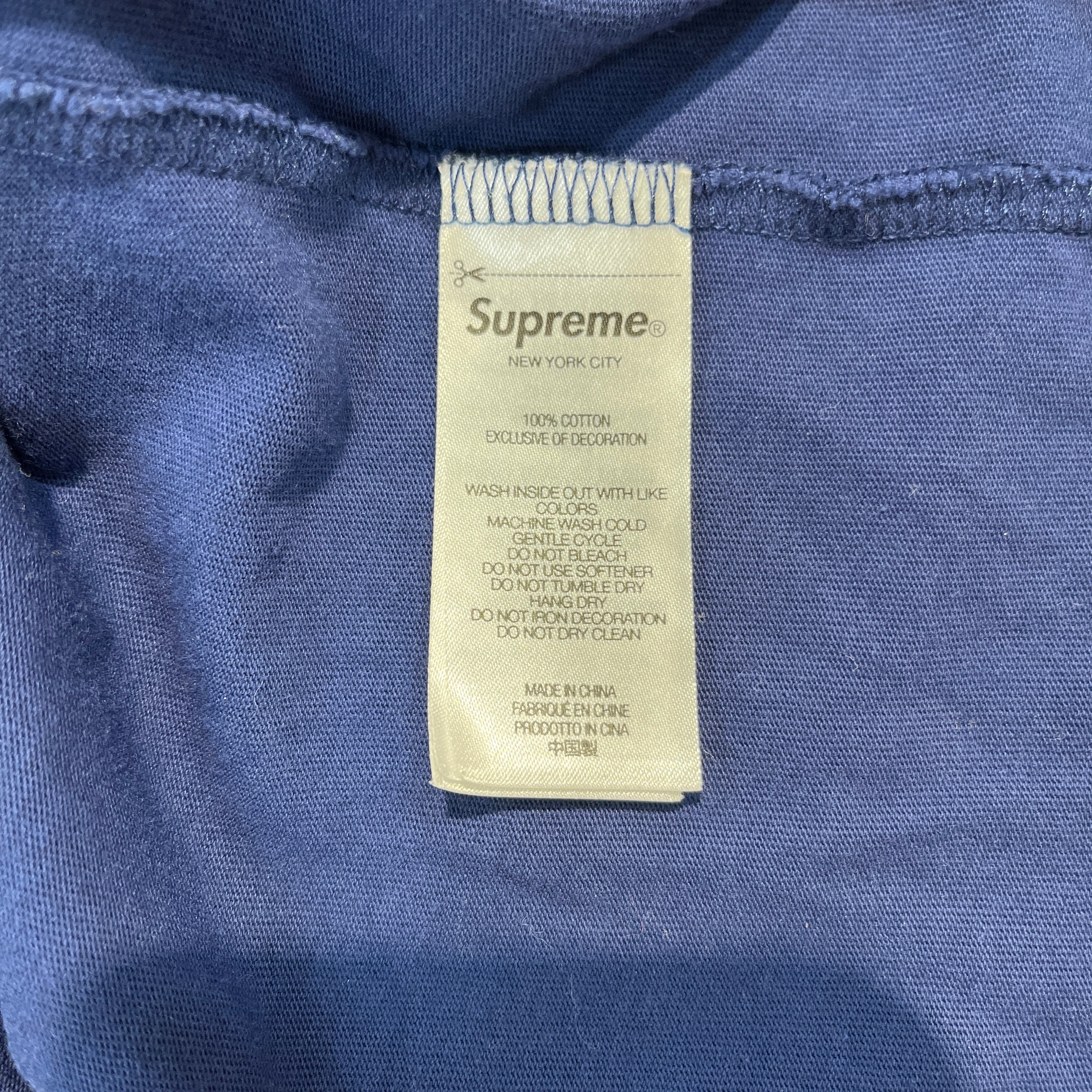 Supreme/T-Shirt/S/Cotton/BLU/Elf Holding Liquor view 4
