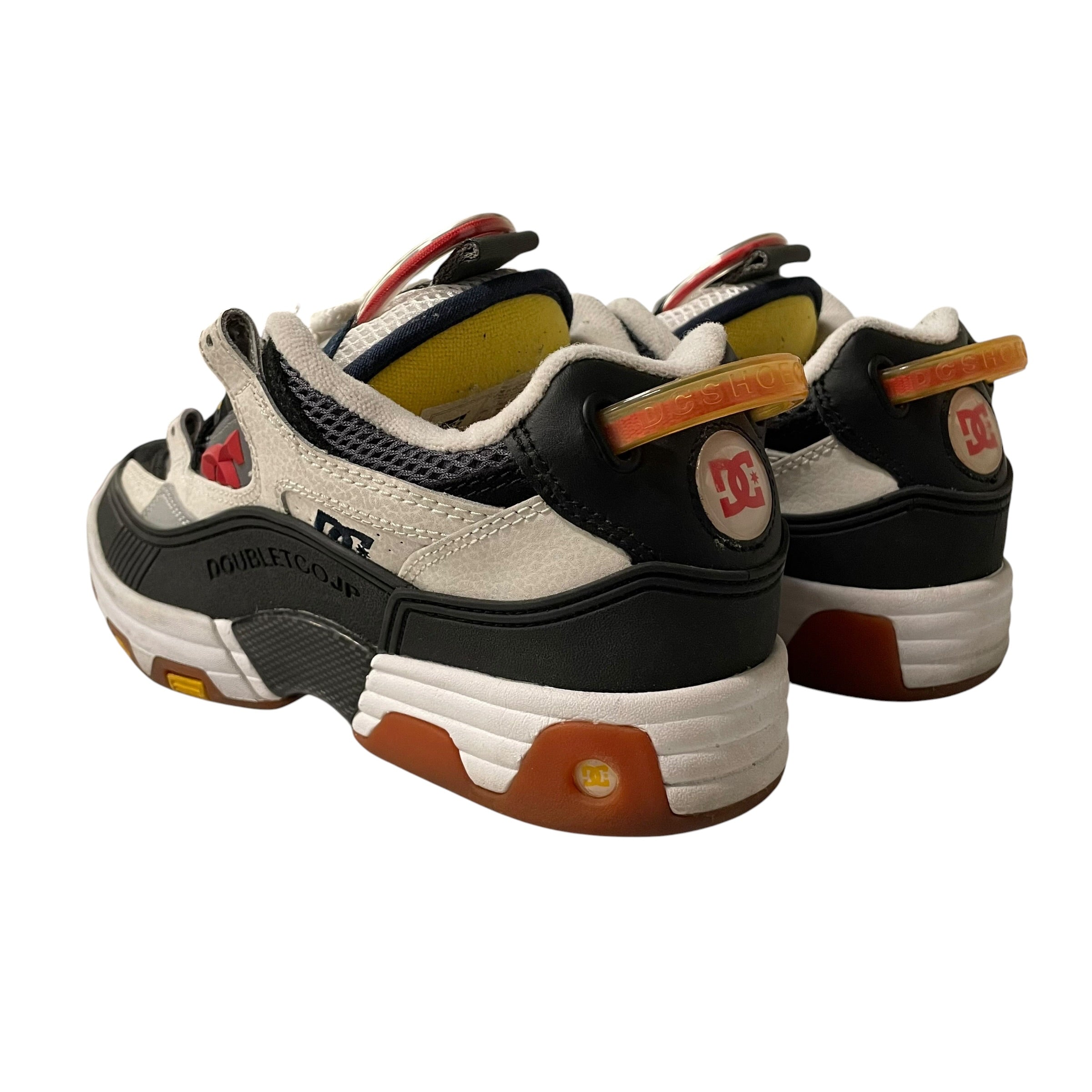 doublet/dCS/Low-Sneakers/US 9/WHT/hybrid yellow inside view 2