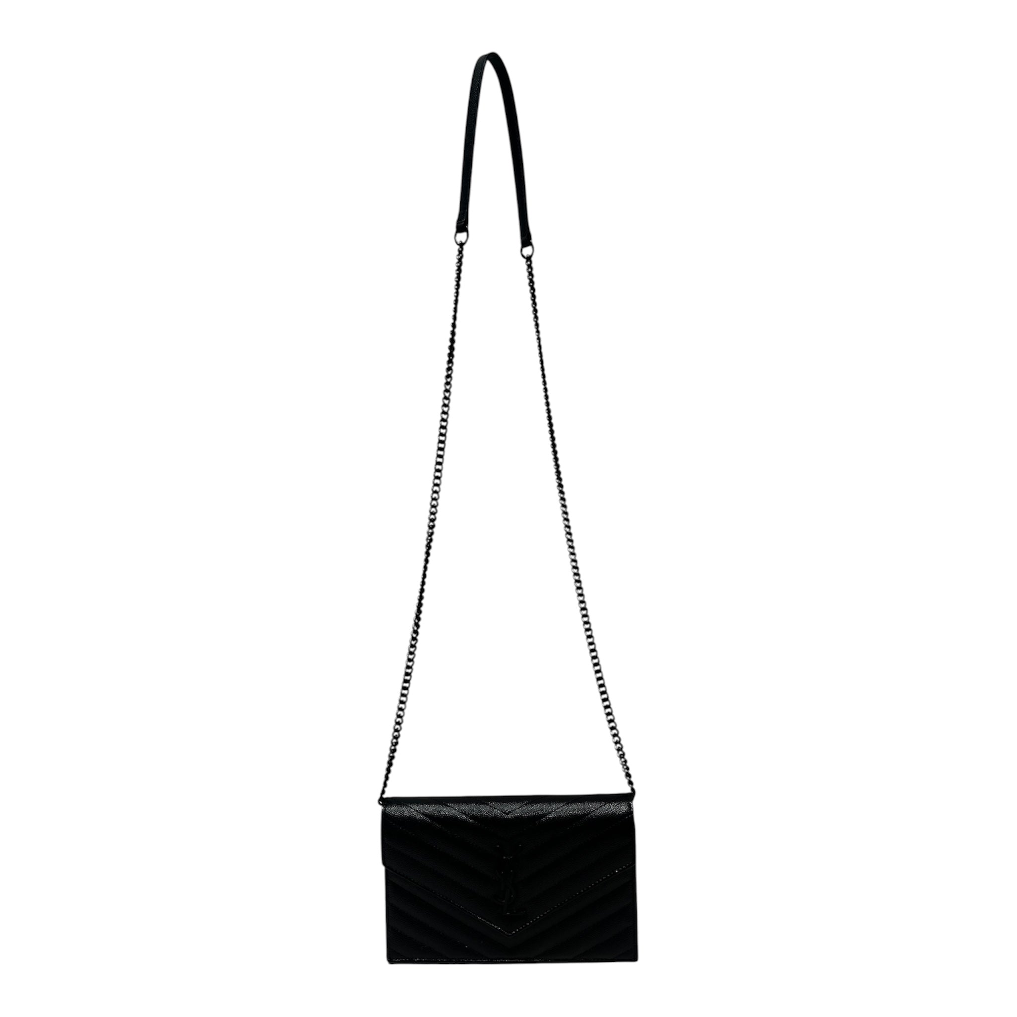 YVES SAINT LAURENT/Bag/Leather/BLK/ view 1