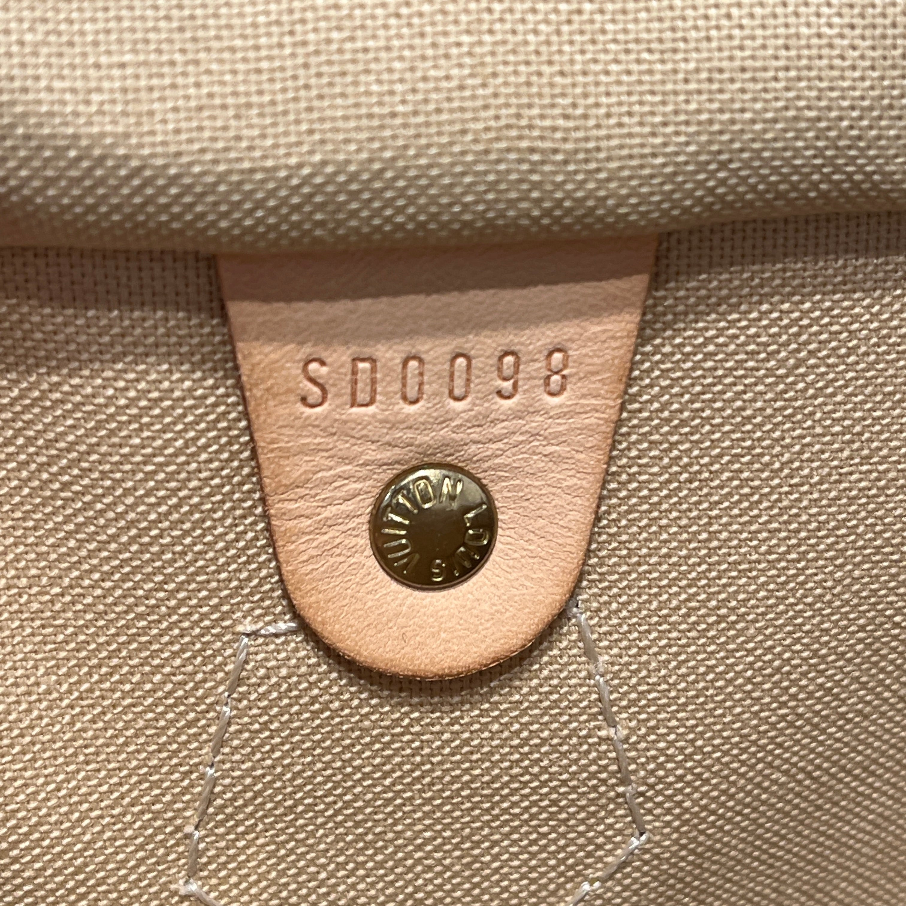 LOUIS VUITTON/Hand Bag/Monogram/Leather/WHT/DAMIER AZUR SPEEDY 25 view 5