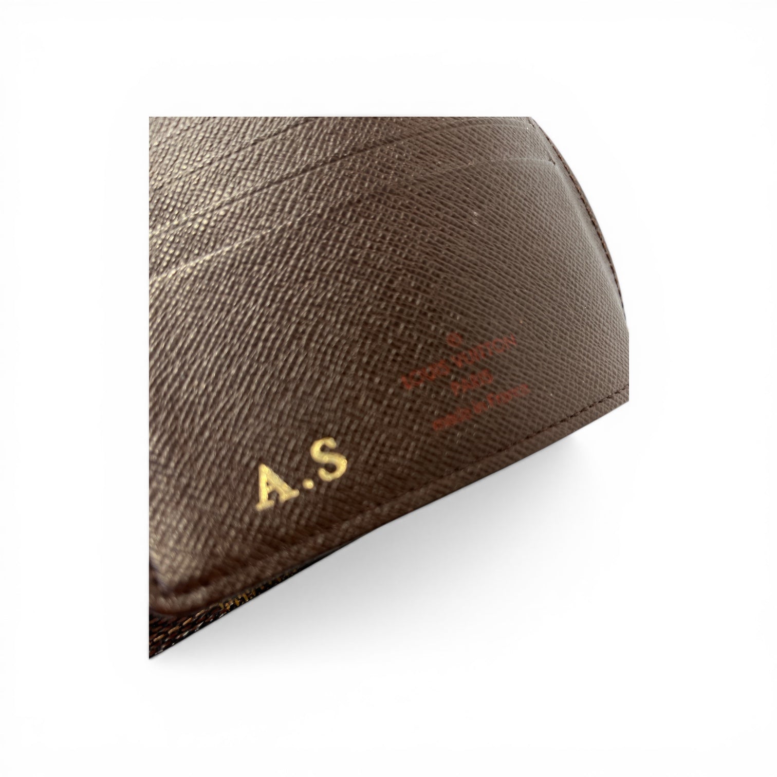 LOUIS VUITTON/Bifold Wallet/Leather/BRW/DAMIER EBENE BIFOLD view 5