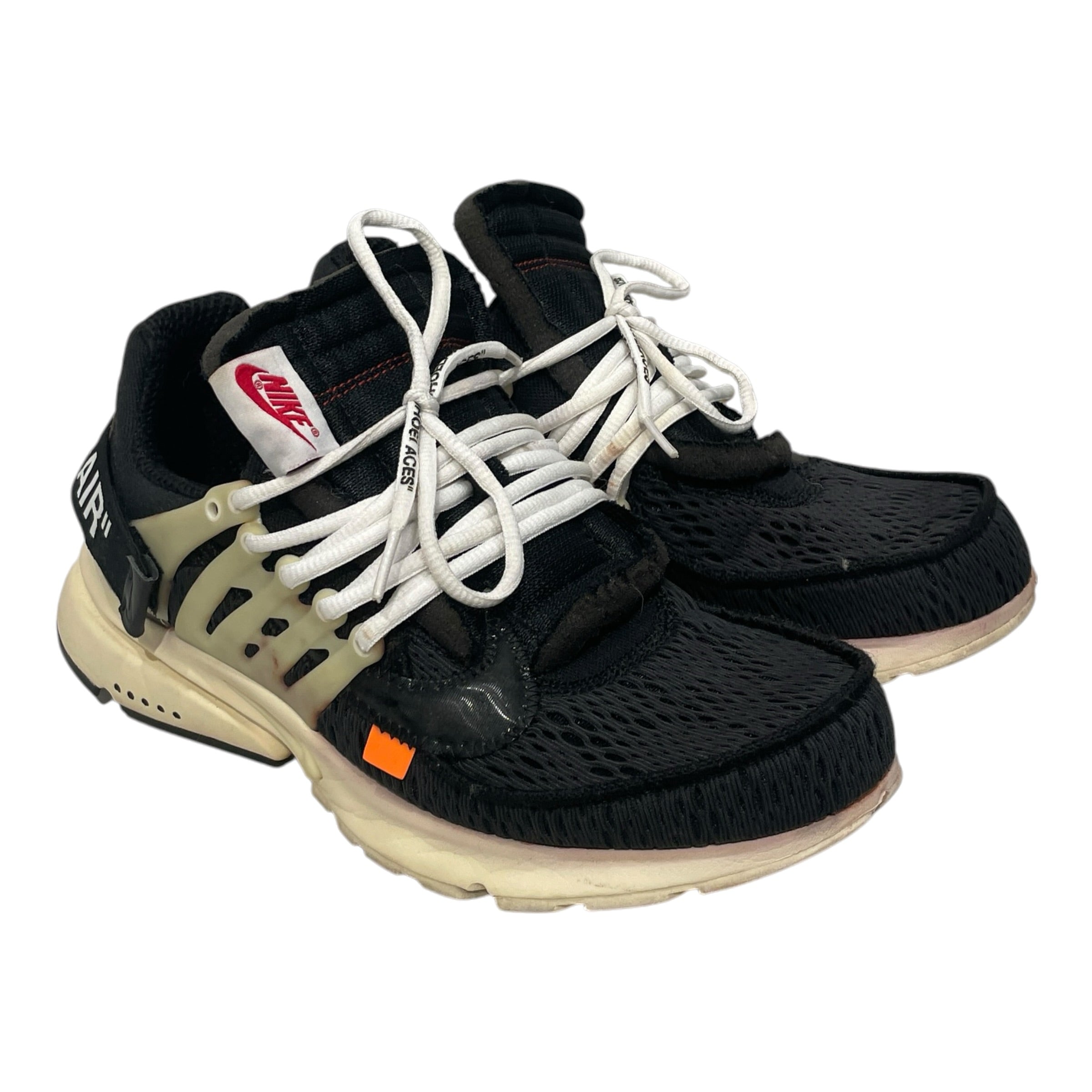 OFF-WHITE/Low-Sneakers/US 10/Cotton/BLK/NIKEAIRPRESTO view 1