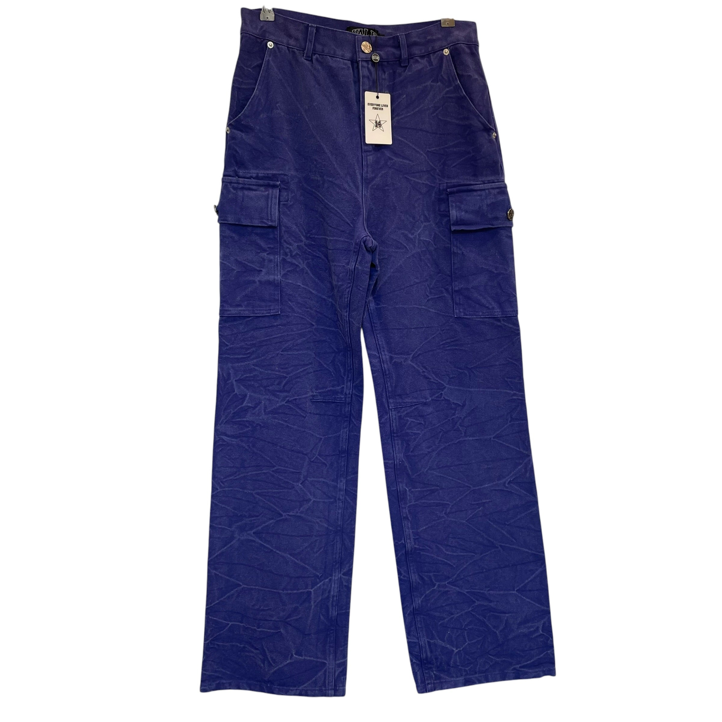 Vale/Cargo Pants/32/Cotton/PPL/EVERYONE LIVES FOREVER EMBRDRY view 1