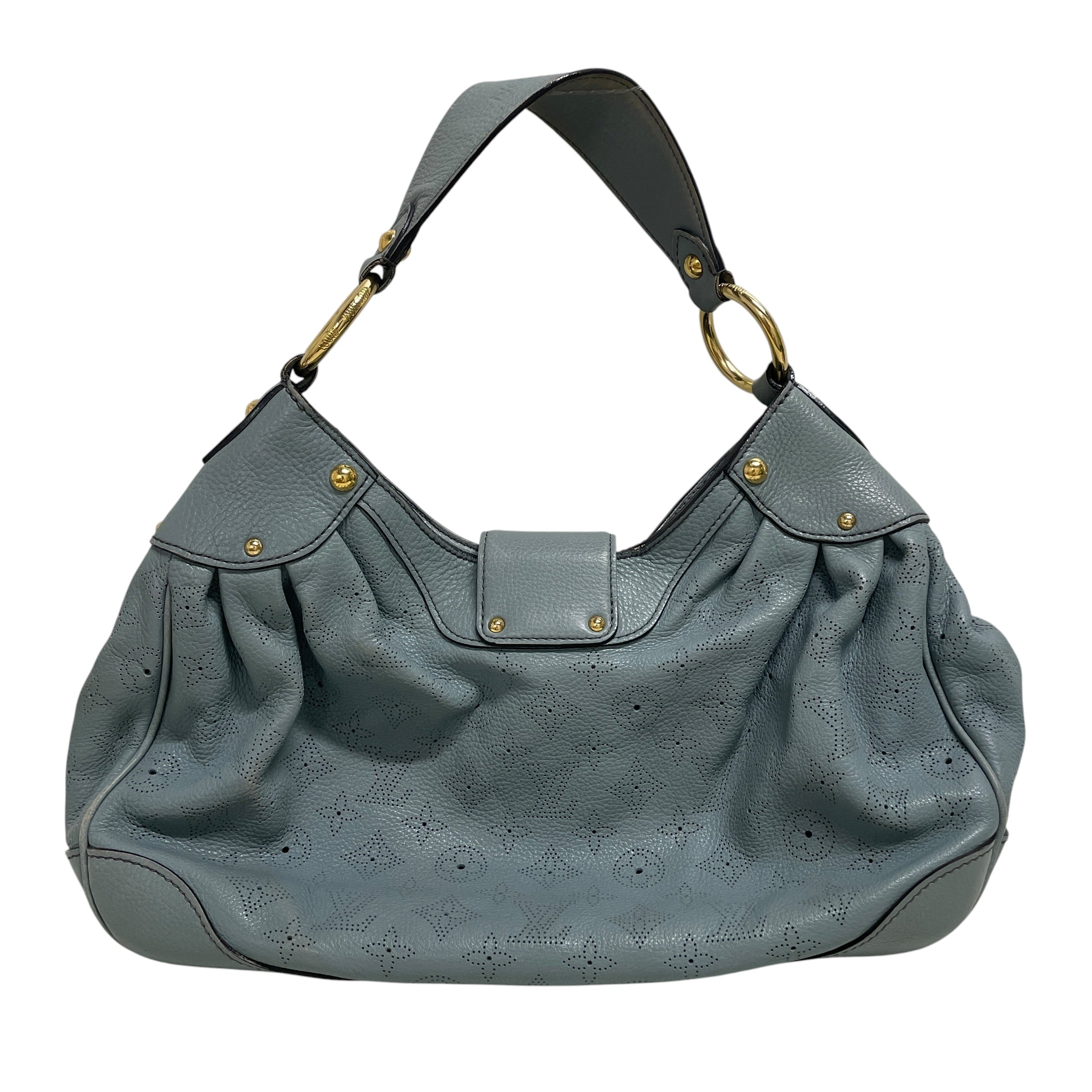 LOUIS VUITTON/Bag/Leather/BLU/GOLD ACCENT view 2