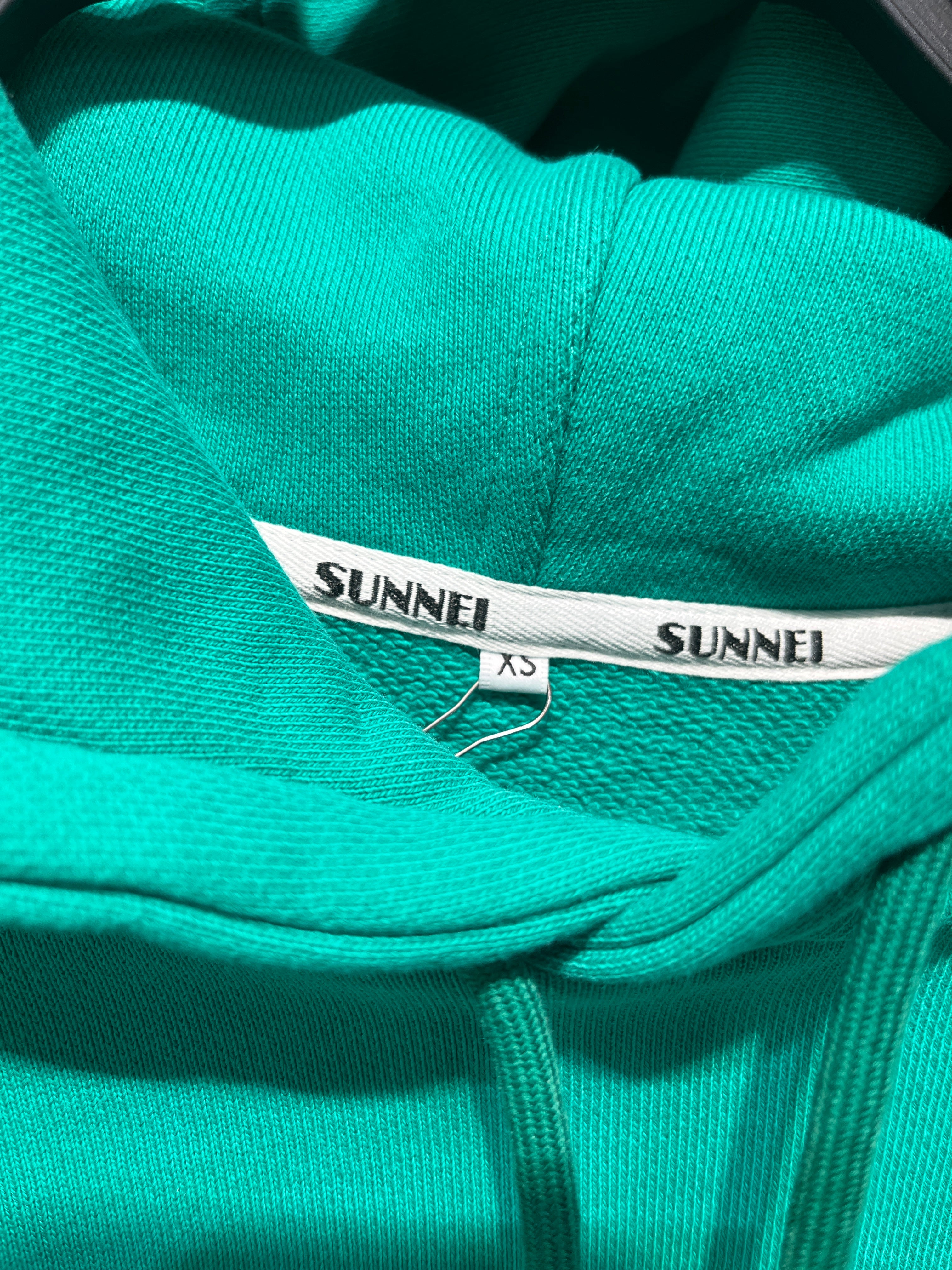 SUNNEI/Hoodie/XS/Cotton/GRN/CROPPED view 3