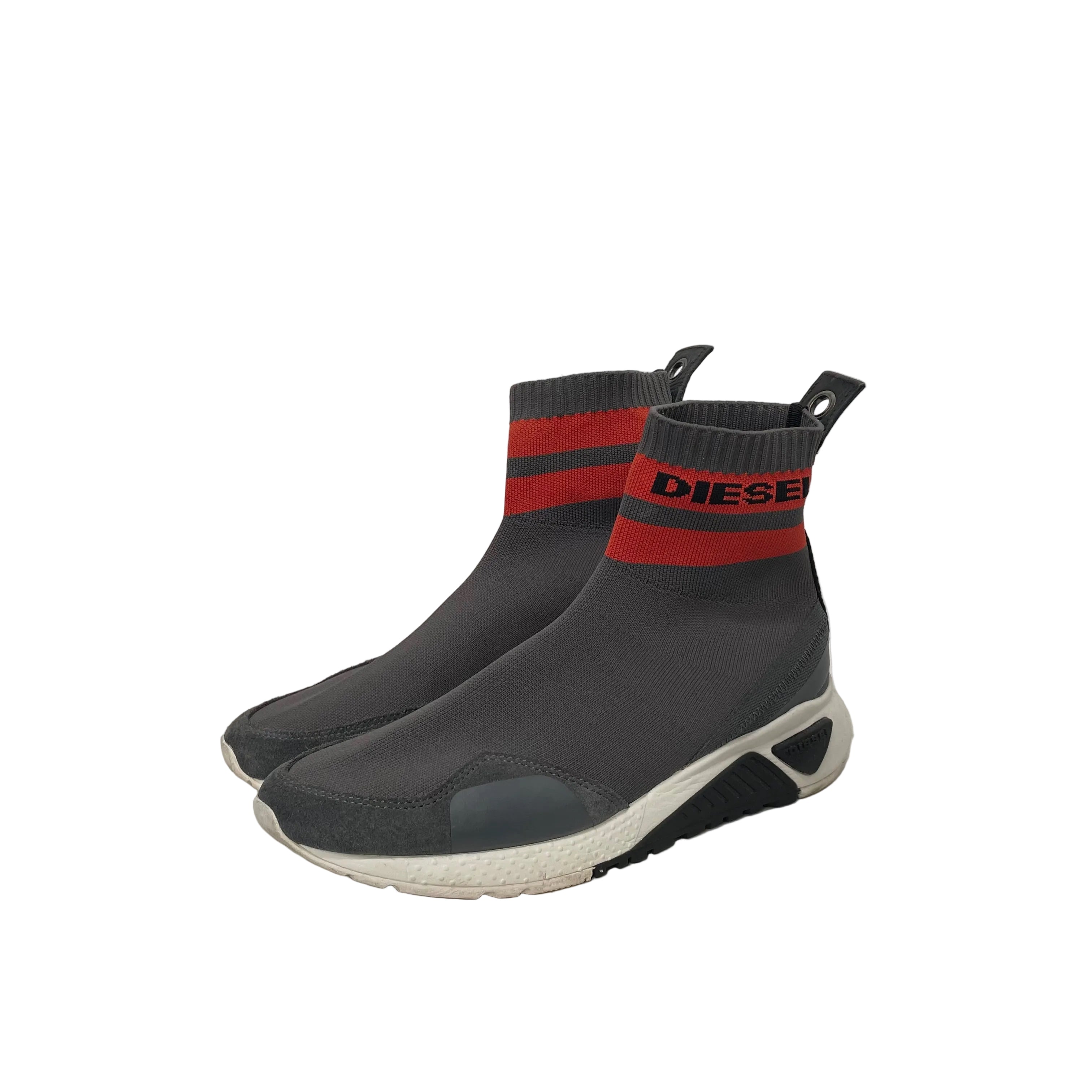 DIESEL/Hi-Sneakers/US 8/Cotton/GRY/ view 4