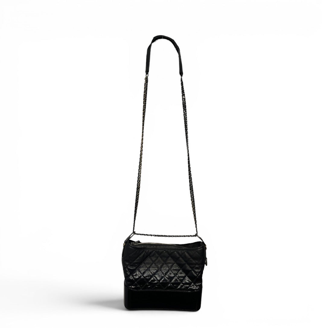CHANEL/Tote Bag/Leather/BLK/GABBY MEDIUM BAG view 2