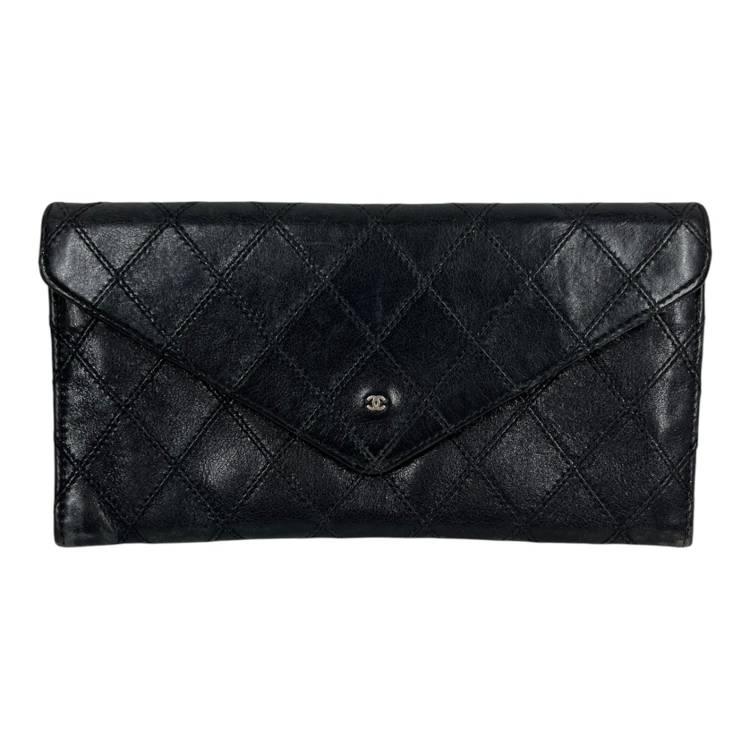 CHANEL/Long Wallet/Leather/BLK/MINI CC WALLET view 1