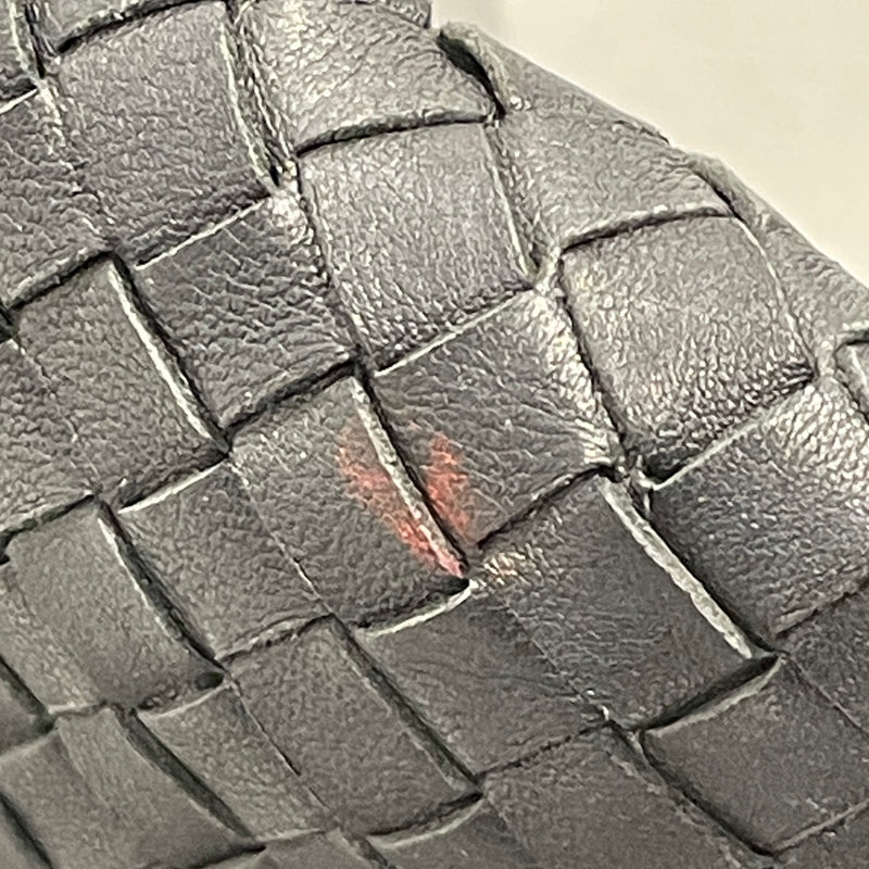 BOTTEGA VENETA/Hand Bag/OS/Leather/BLK/HOBO INTECCIATO