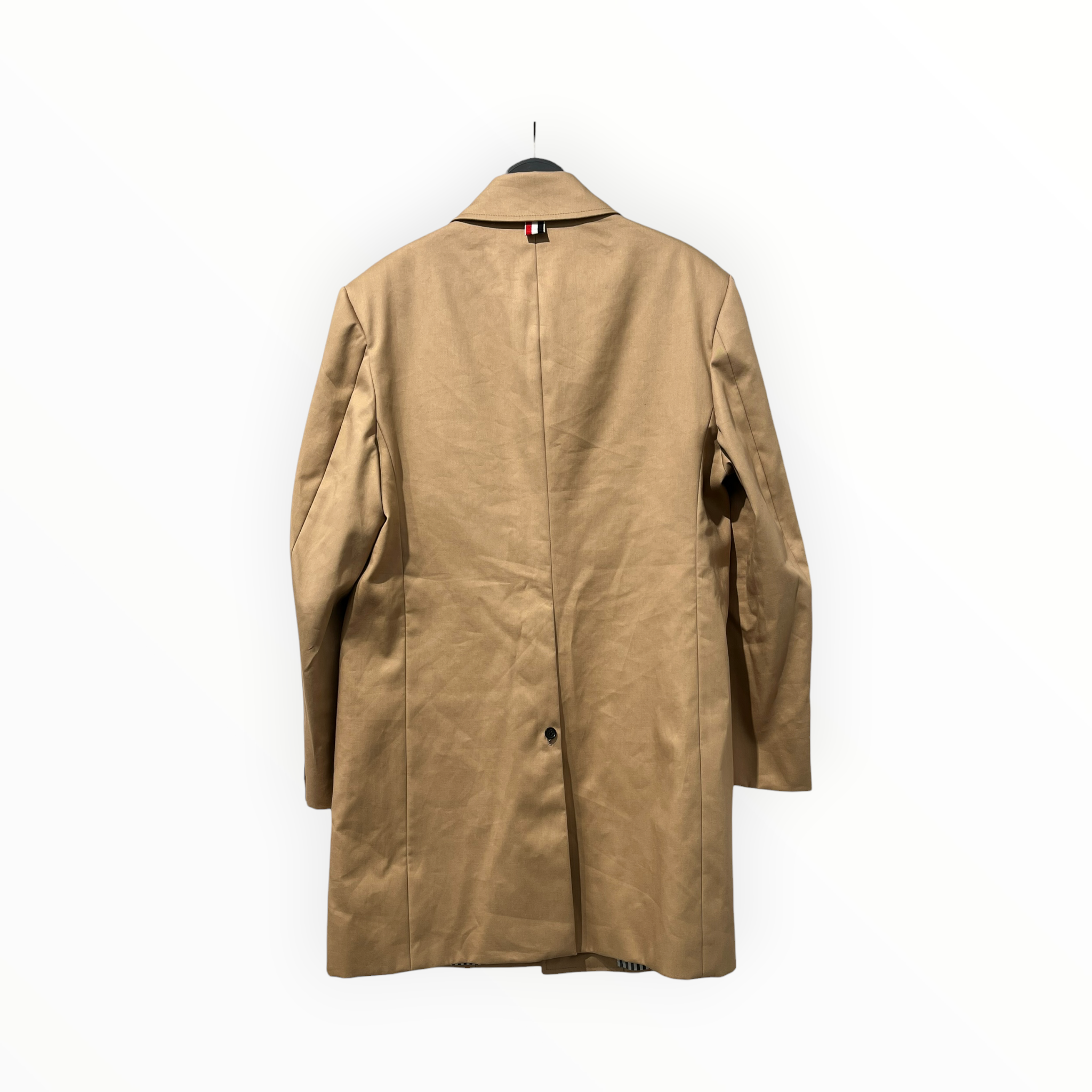 THOM BROWNE. NEW YORK/Tailored Jkt/2/Cotton/BEG/BAL COLLAR OVERCOAT MACKINTOSH view 2