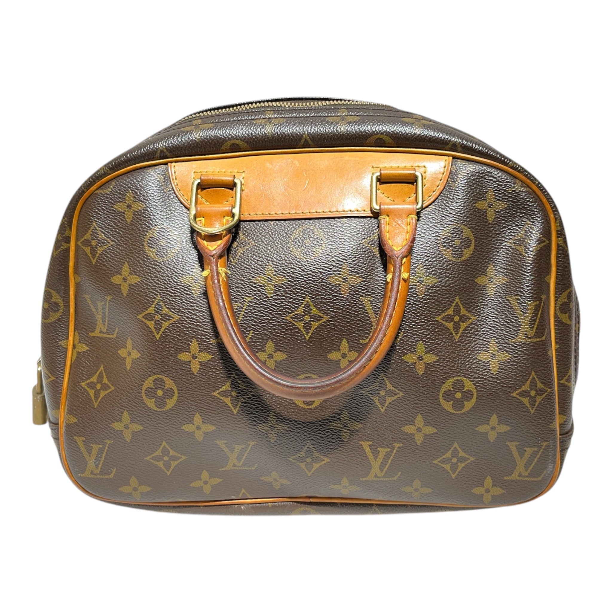 LOUIS VUITTON/Hand Bag/Monogram/BRW/MONOGRAM DEAUVILLE view 1