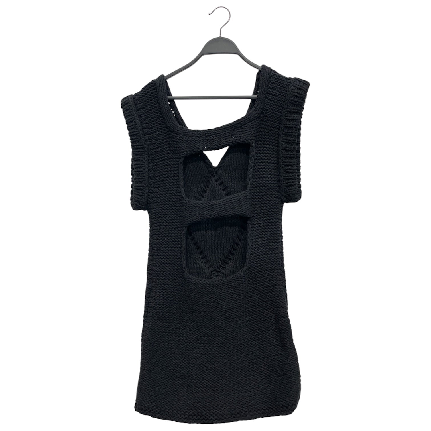 Acne Studios/SS Dress/XS/Cotton/BLK/Cableknit mini-dress view 2
