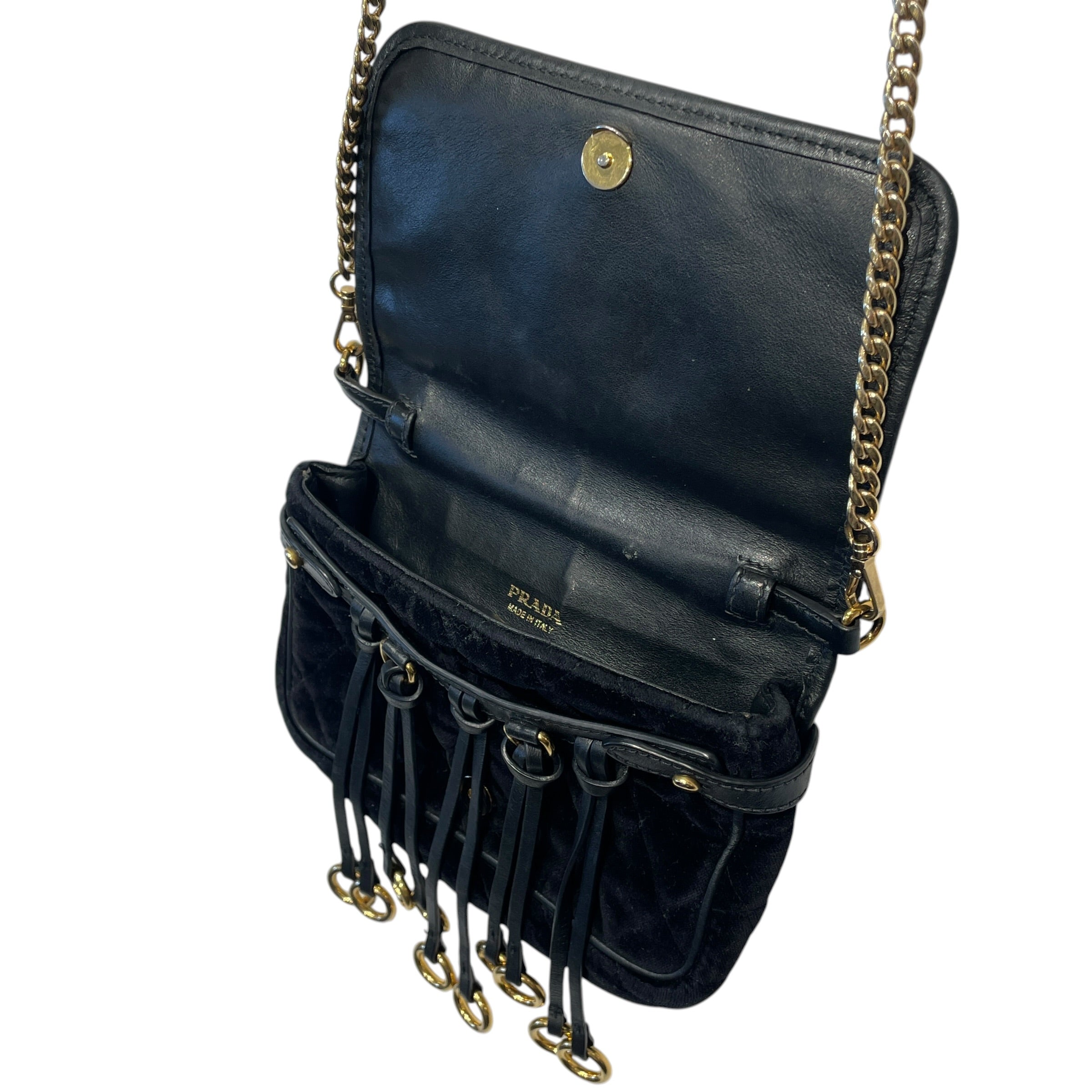 PRADA/Bag/BLK/VELLUTO IPUNTU QUILT VELVET view 5