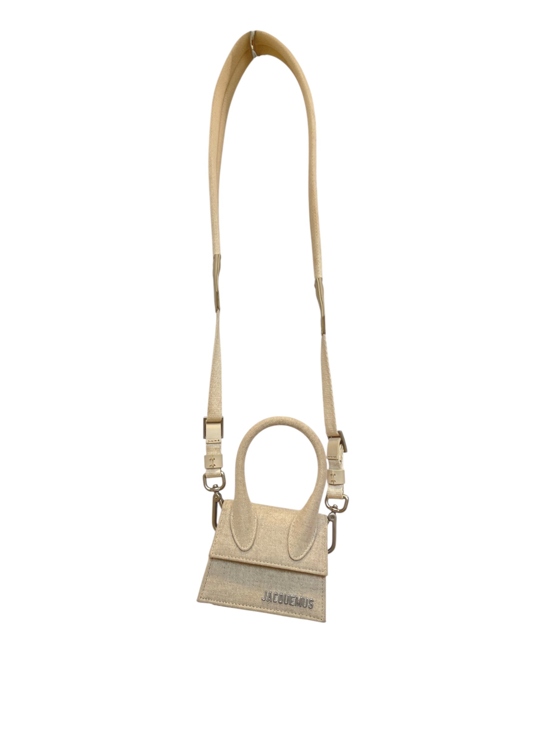 JACQUEMUS/Hand Bag/Cotton/BEG/CROSSBODY BAG view 2