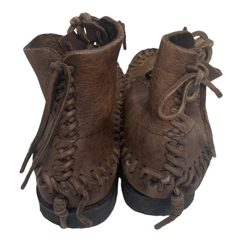 CABANE de ZUCCa/Boots/US 9/Leather/BRW/ELF FRINGE BOOT