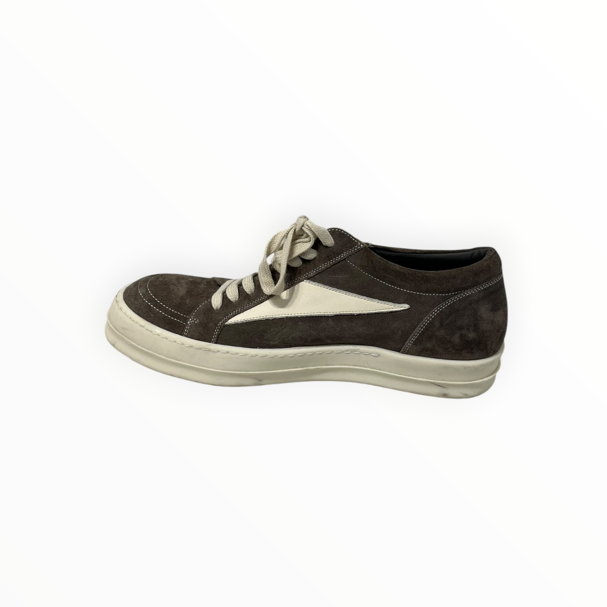 Rick Owens/Low-Sneakers/EU 43/Suede/GRY/DUST COLOR 'VINTAGE' SNEAKER view 3