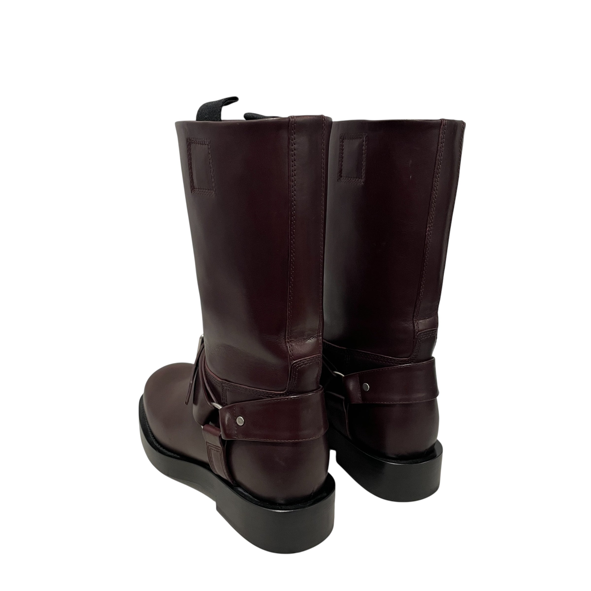 BURBERRY/Long Boots/EU 39.5/Leather/PPL/ view 2