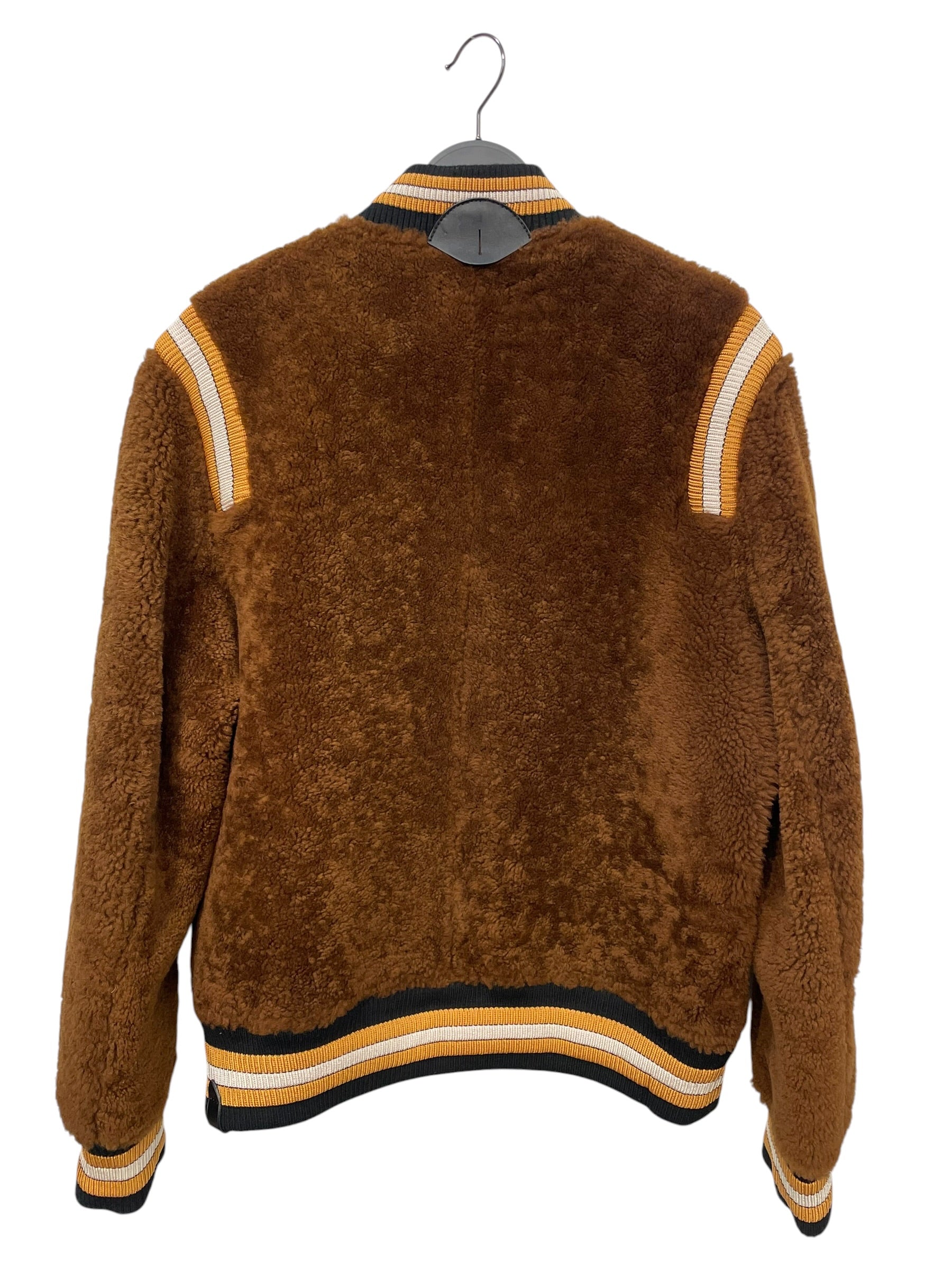 COACH/Souvenir Jkt/50/Leather/BRW/nasa patch teddy view 2