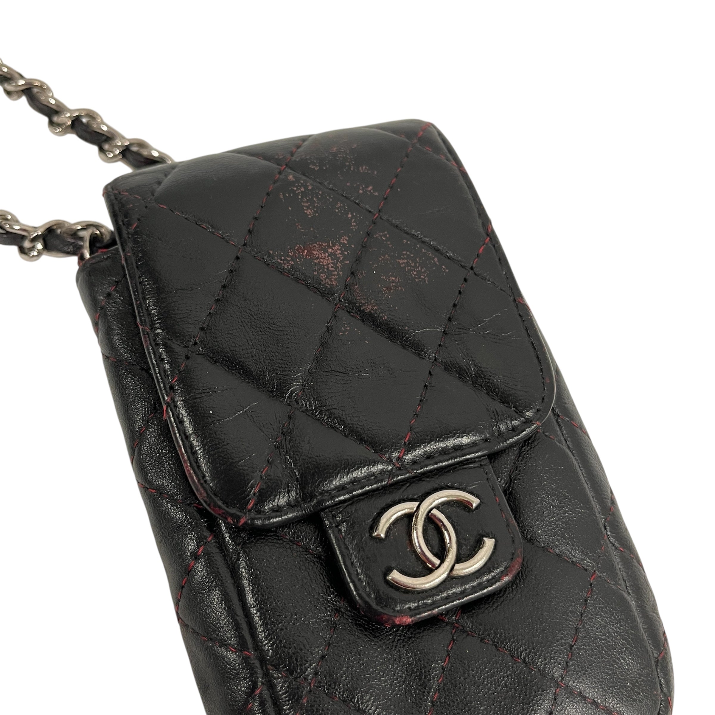 CHANEL/Pouch/Leather/BLK/ view 6