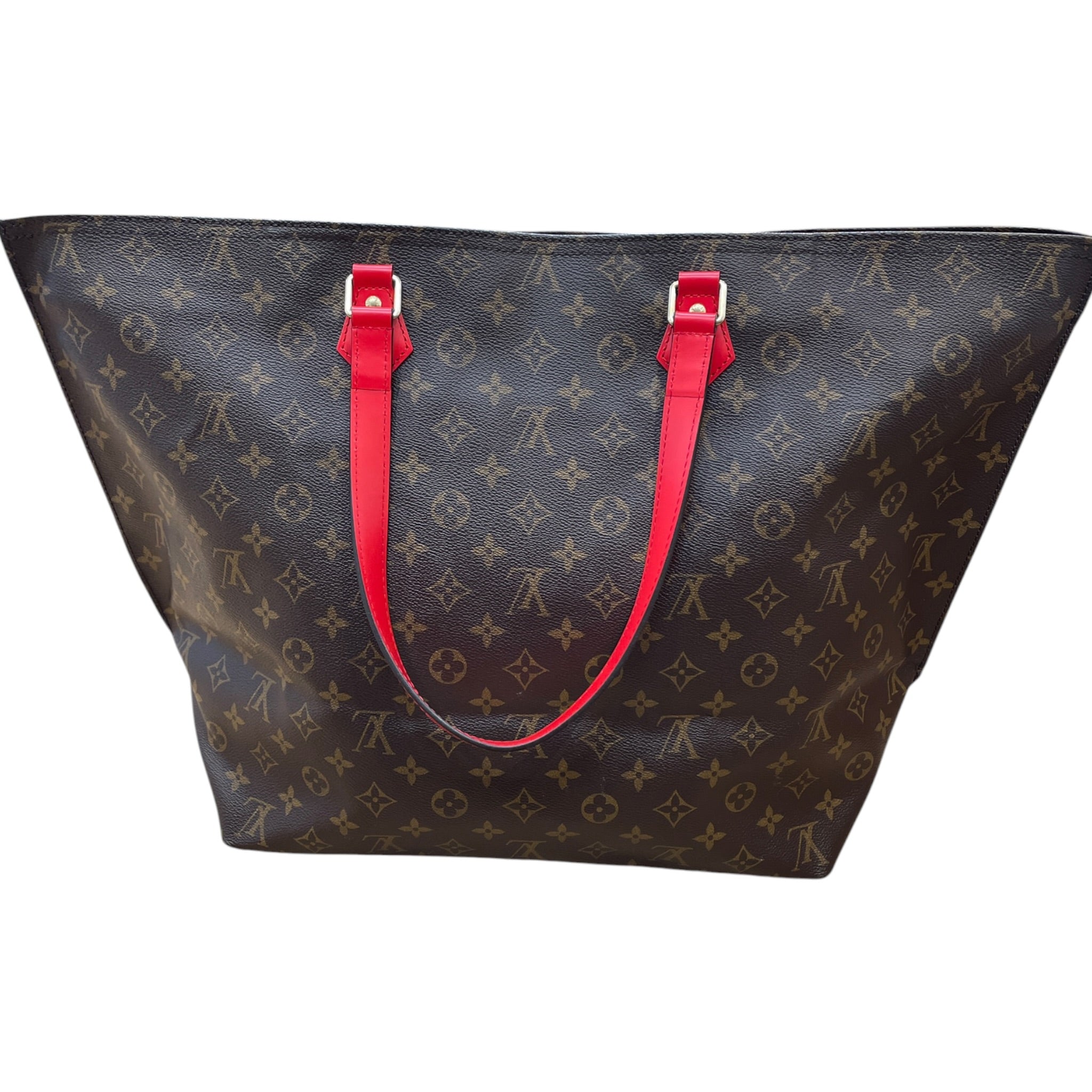 LOUIS VUITTON/Tote Bag/All Over Print/Leather/BRW/never full - view 3