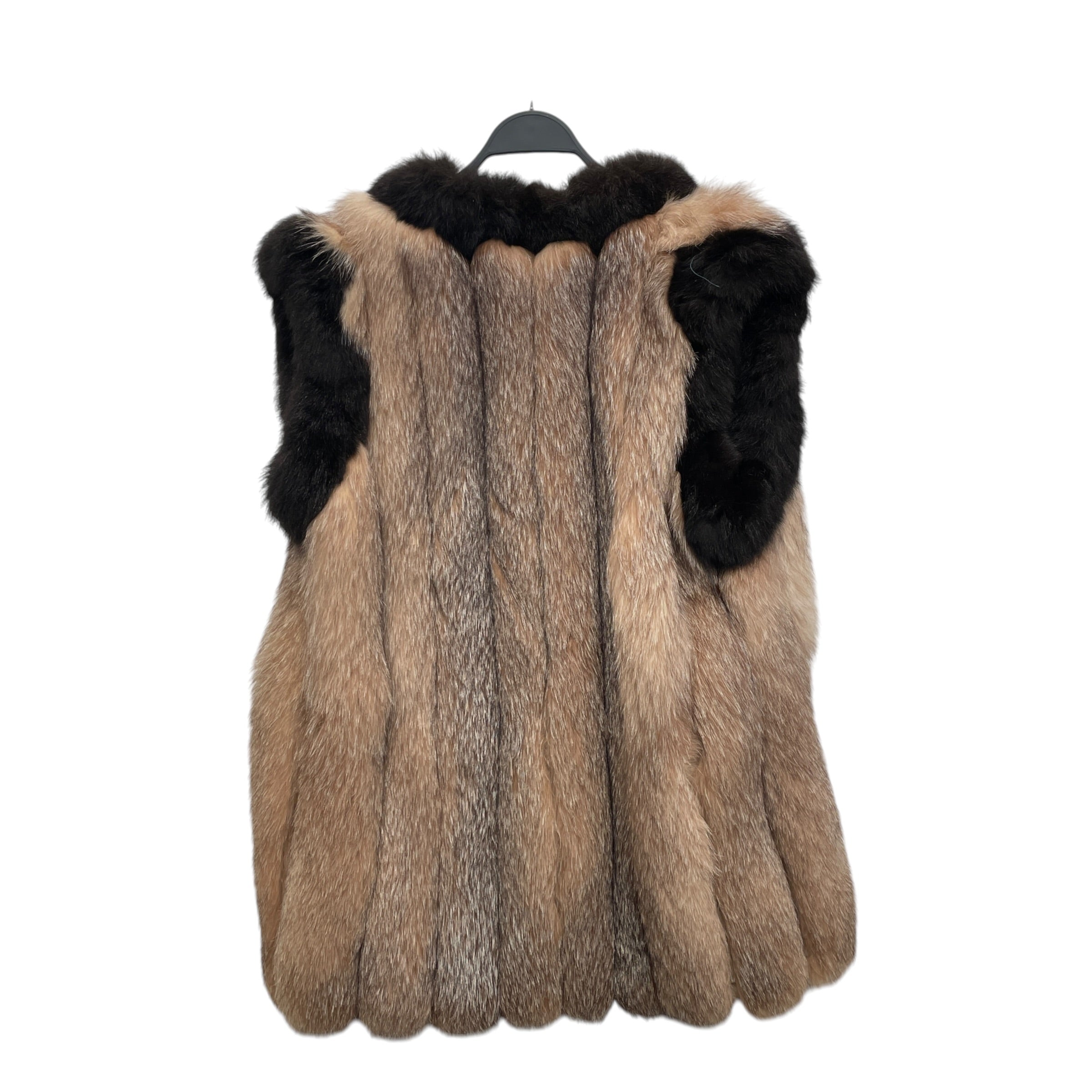 Vintage/Vest/Fur/BEG/RABBIT FUR view 1