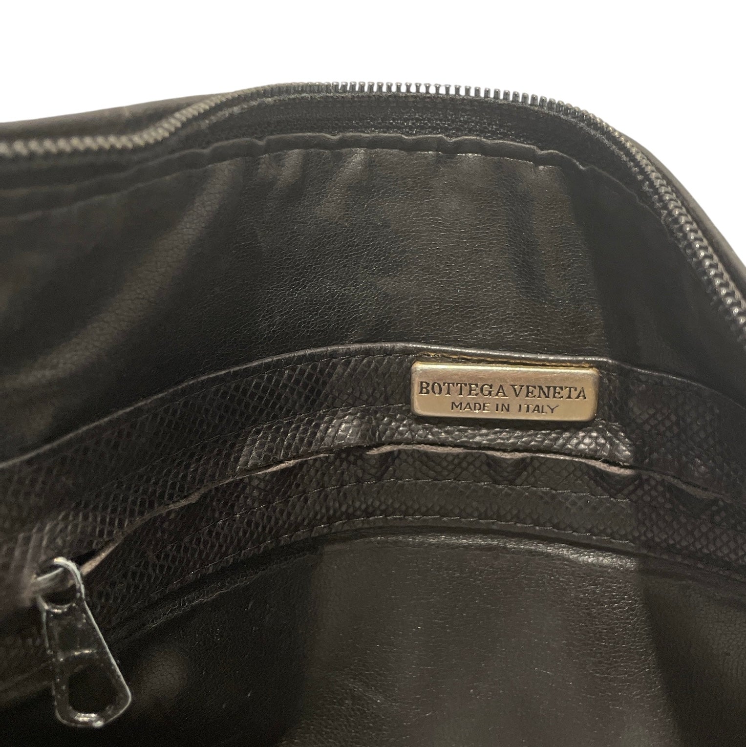 BOTTEGA VENETA/Cross Body Bag/Leather/BLK/ view 3