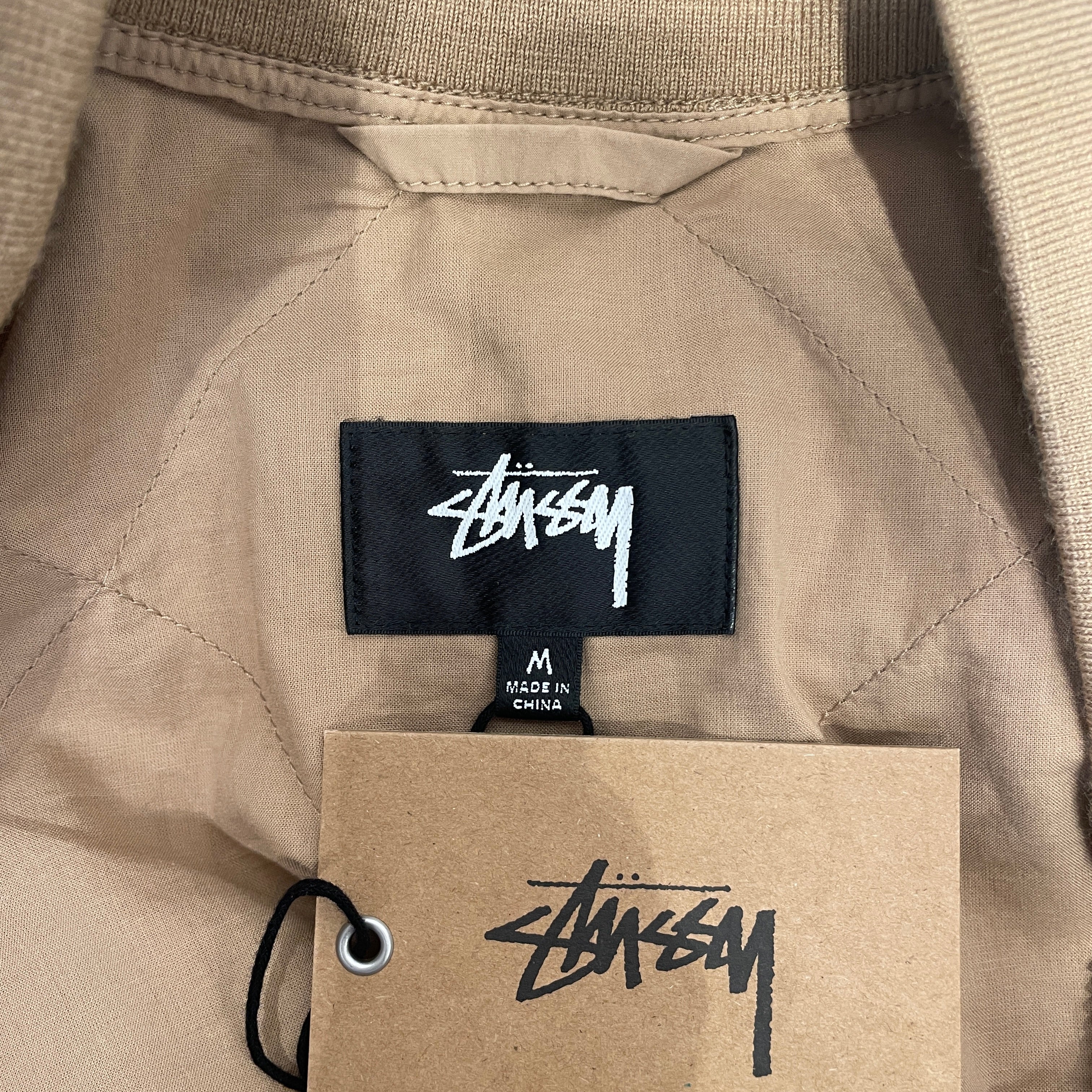 STUSSY/Puffer Jkt/M/Nylon/CML/ view 3