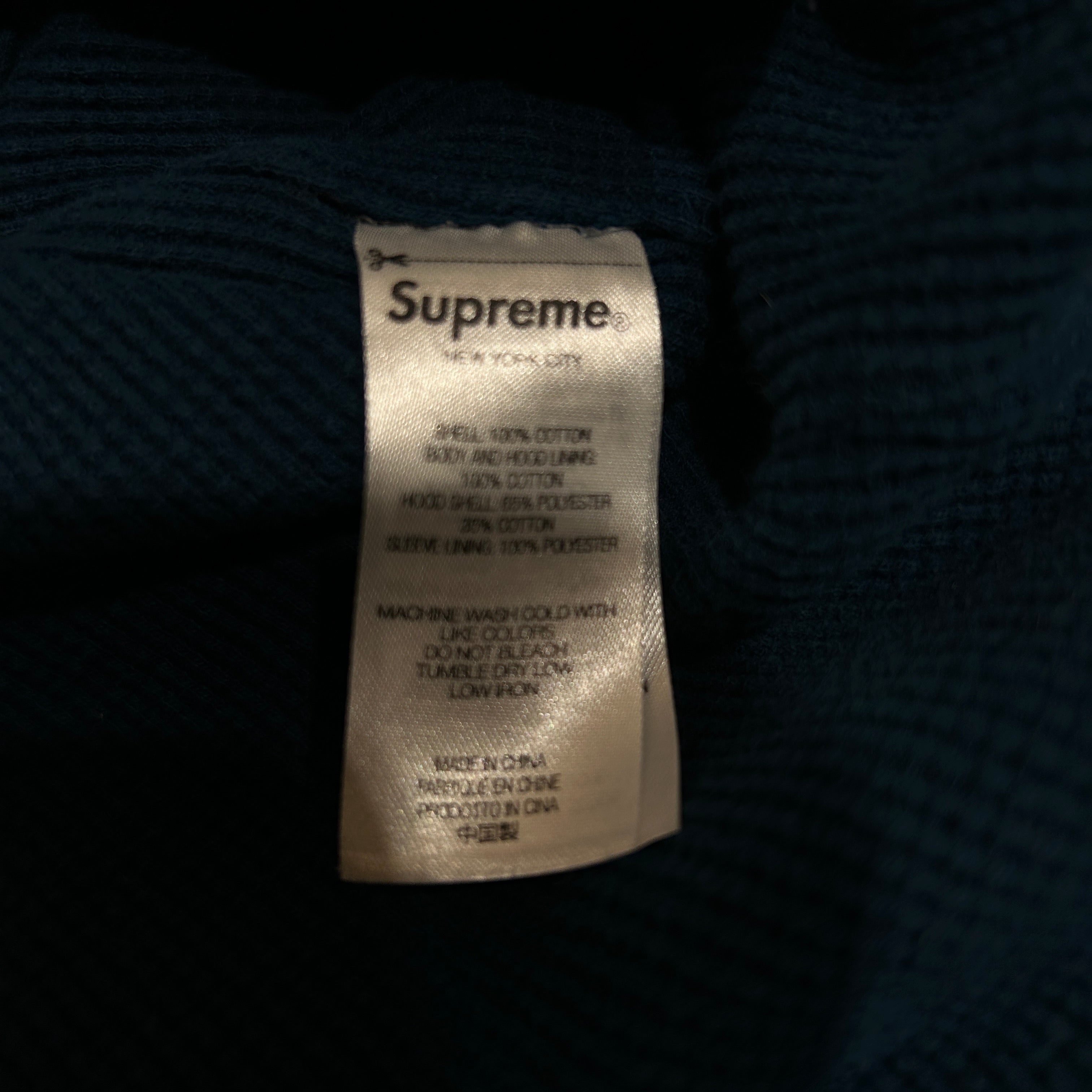Supreme/Hoodie/L/All Over Print/Cotton/BLU/houndstooth fw22 view 4