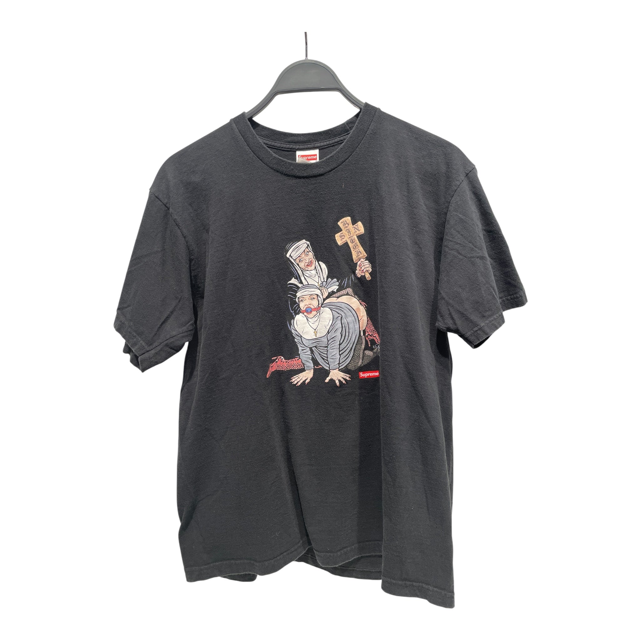 Supreme/T-Shirt/L/Cotton/BLK/NUNS view 1