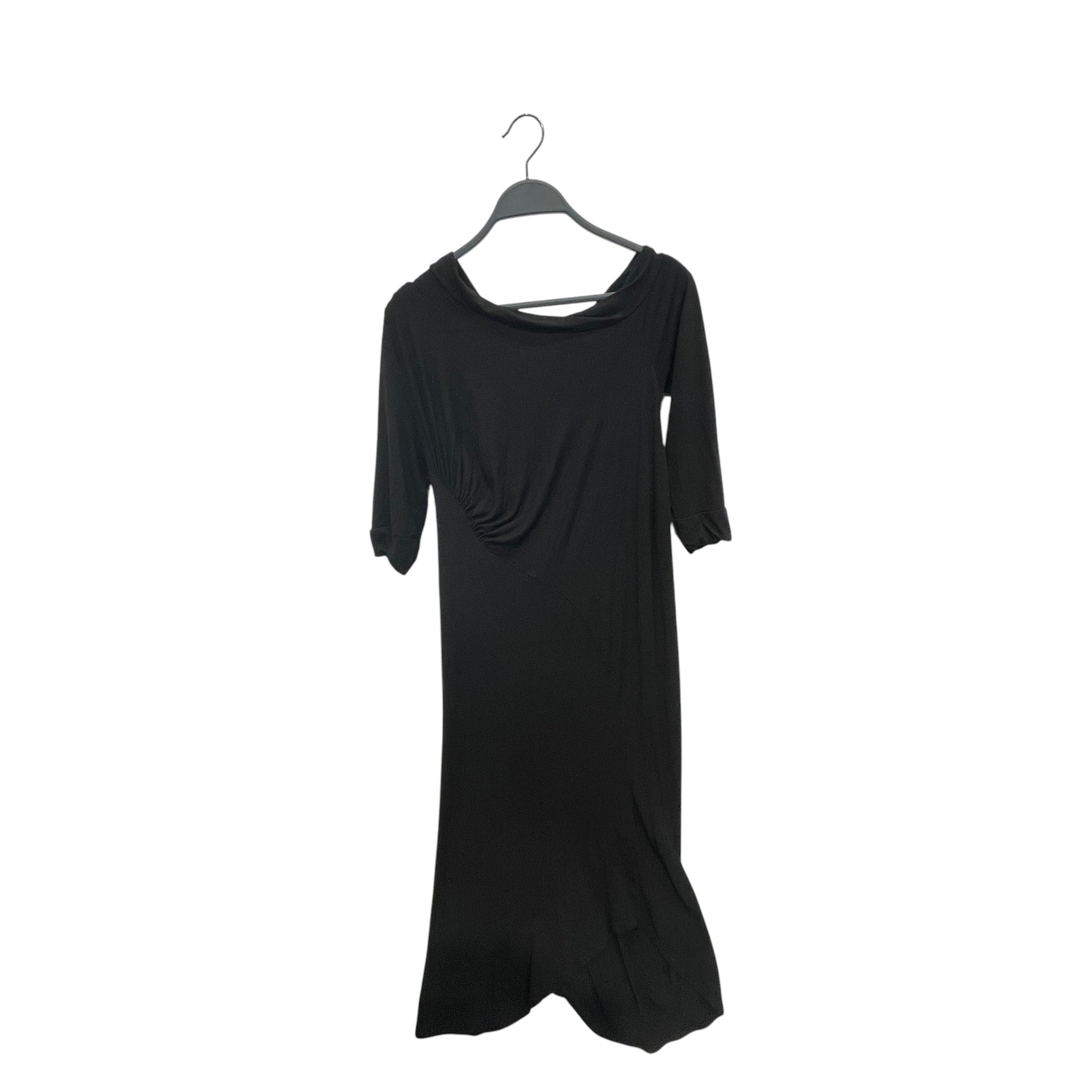Vivienne Westwood/3|4S Dress/M/Cotton/BLK/RUCHED 3/4 SL DRESS view 1
