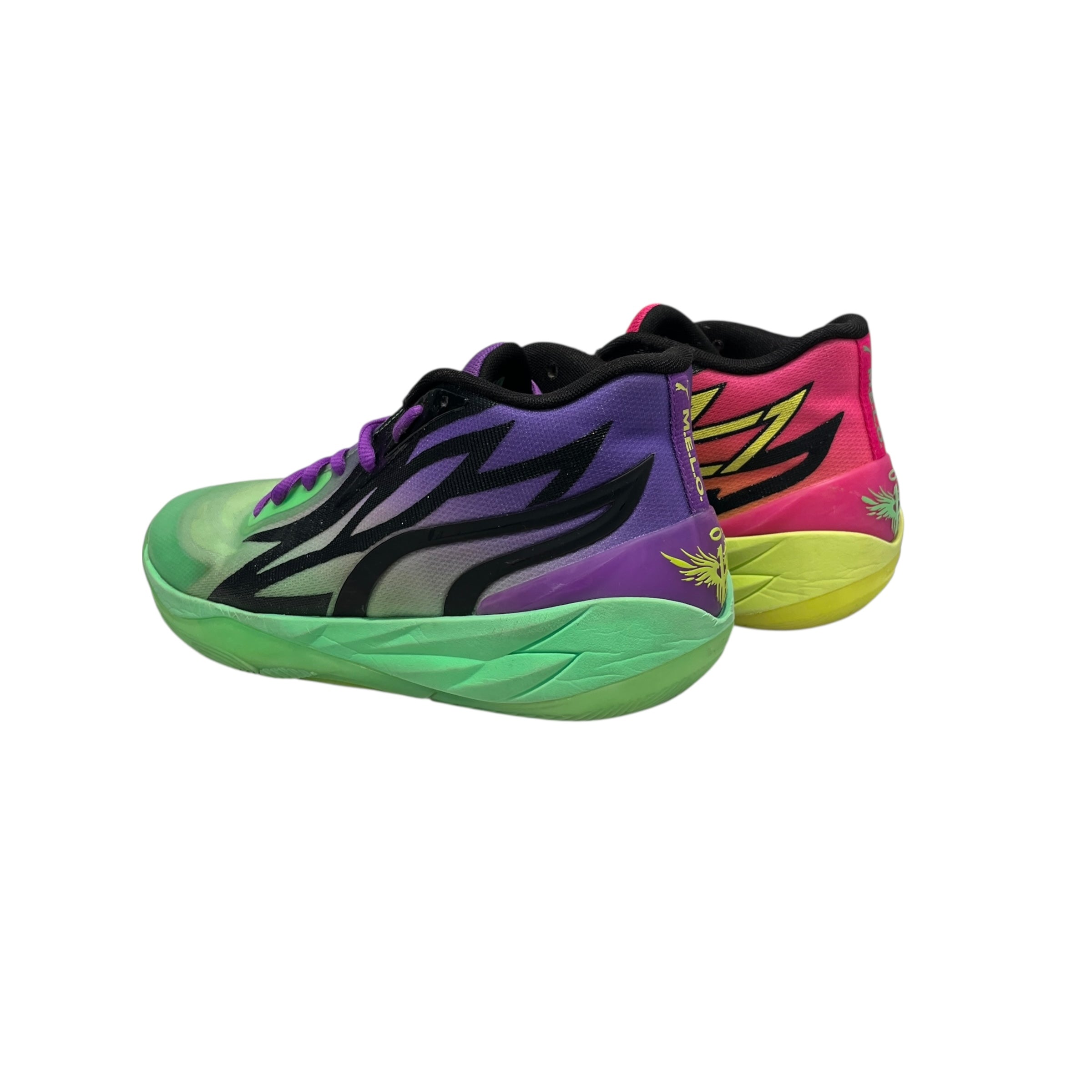 PUMA/Hi-Sneakers/US 10/Graphic/YEL/LAMELO RICK & MORTY view 2