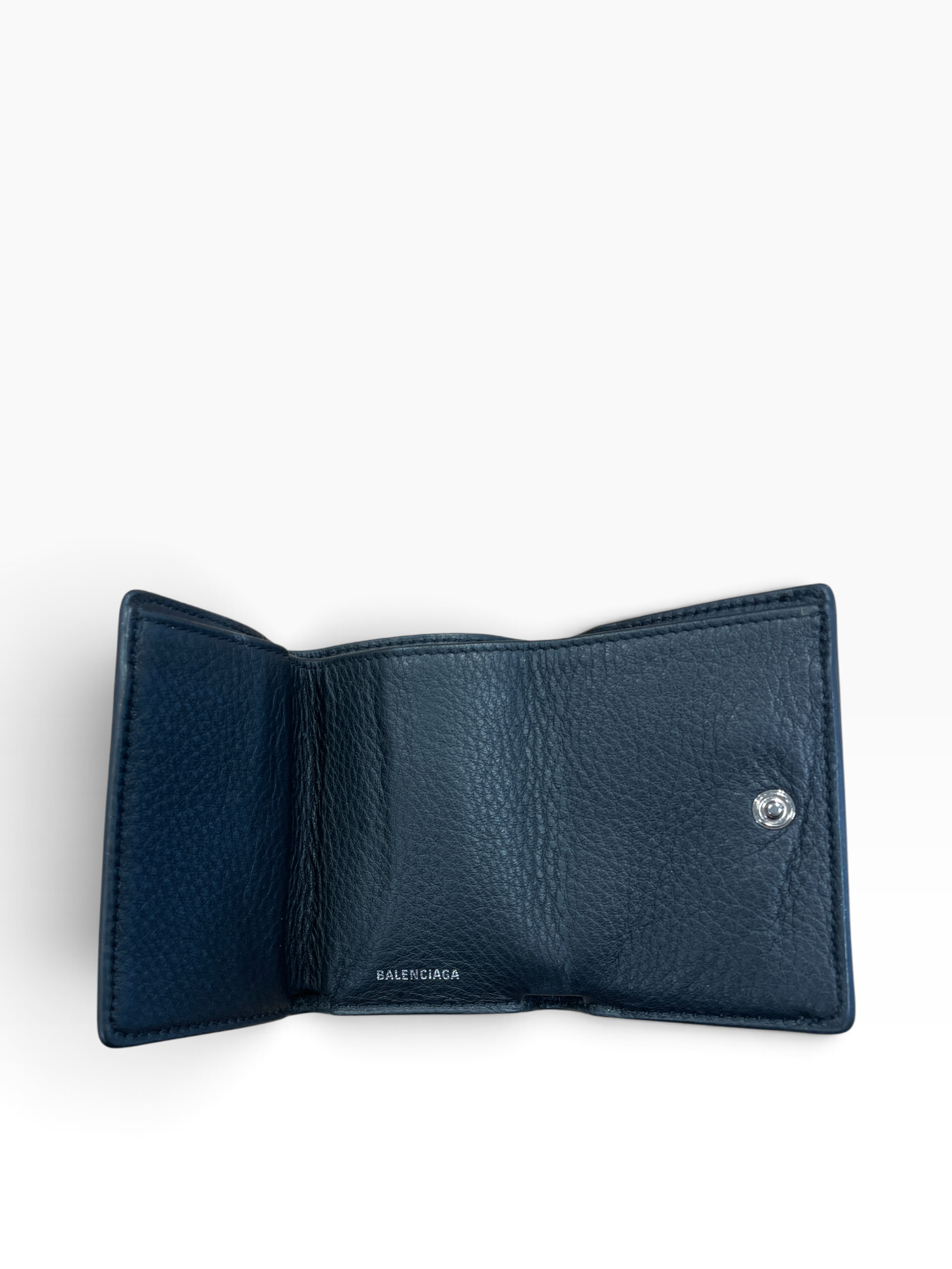BALENCIAGA/Wallet/Leather/BLK/M's/ENVELOPE FOLD MINI WALLET view 3