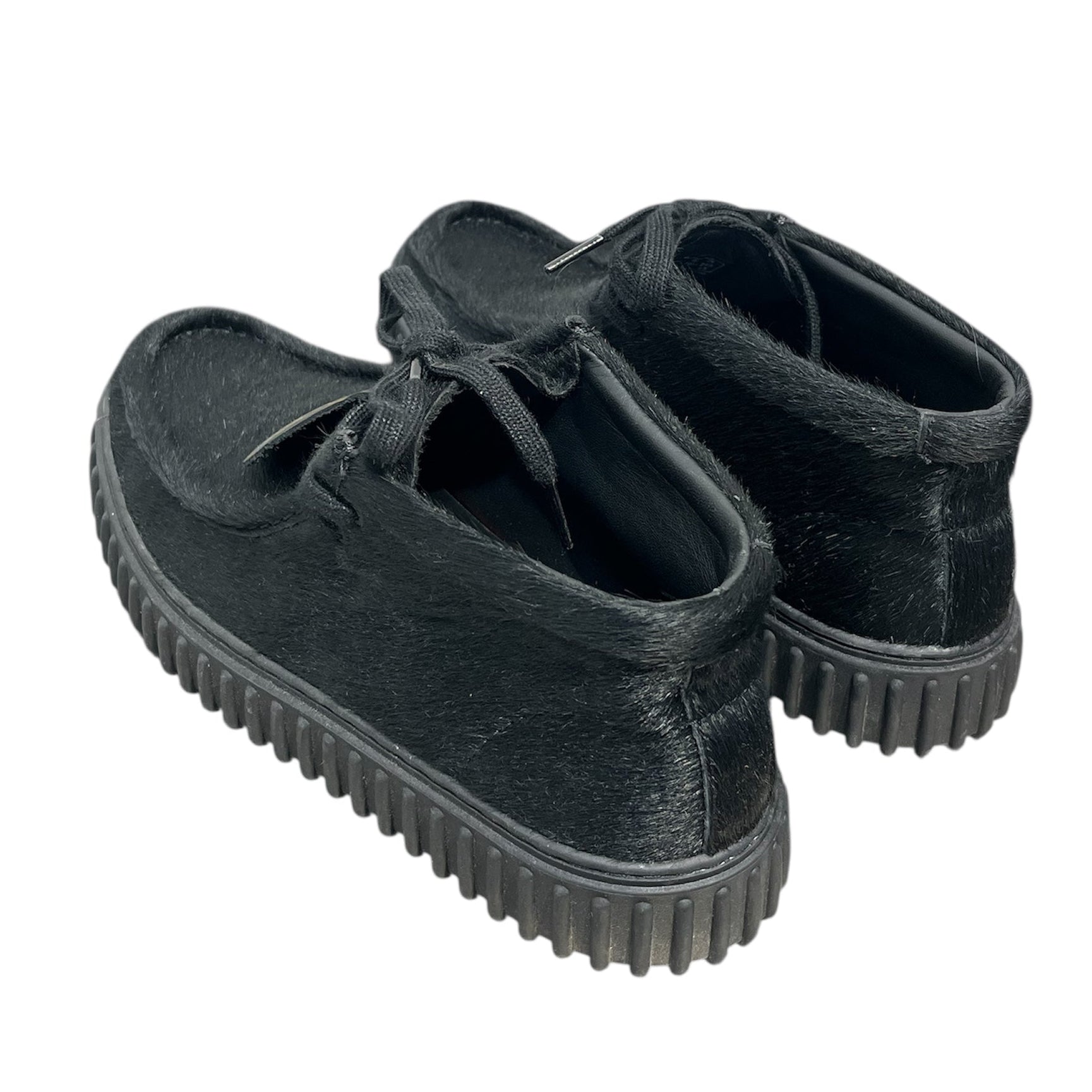 MARTINE ROSE/Clarks/Hi-Sneakers/EU 39.5/Fur/BLK/pony hair view 2