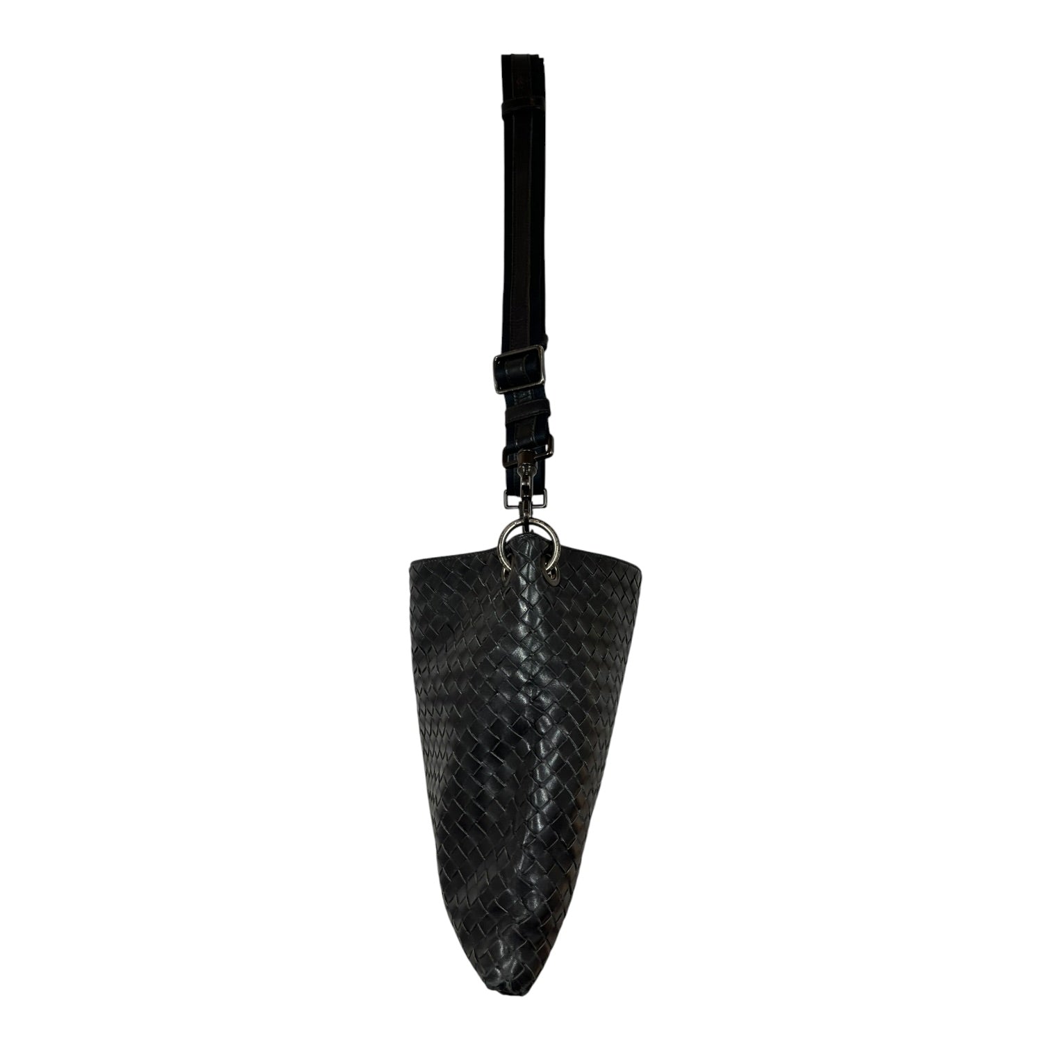 BOTTEGA VENETA/Tote Bag/Leather/BLK/Intrecciato Woven Bag view 3