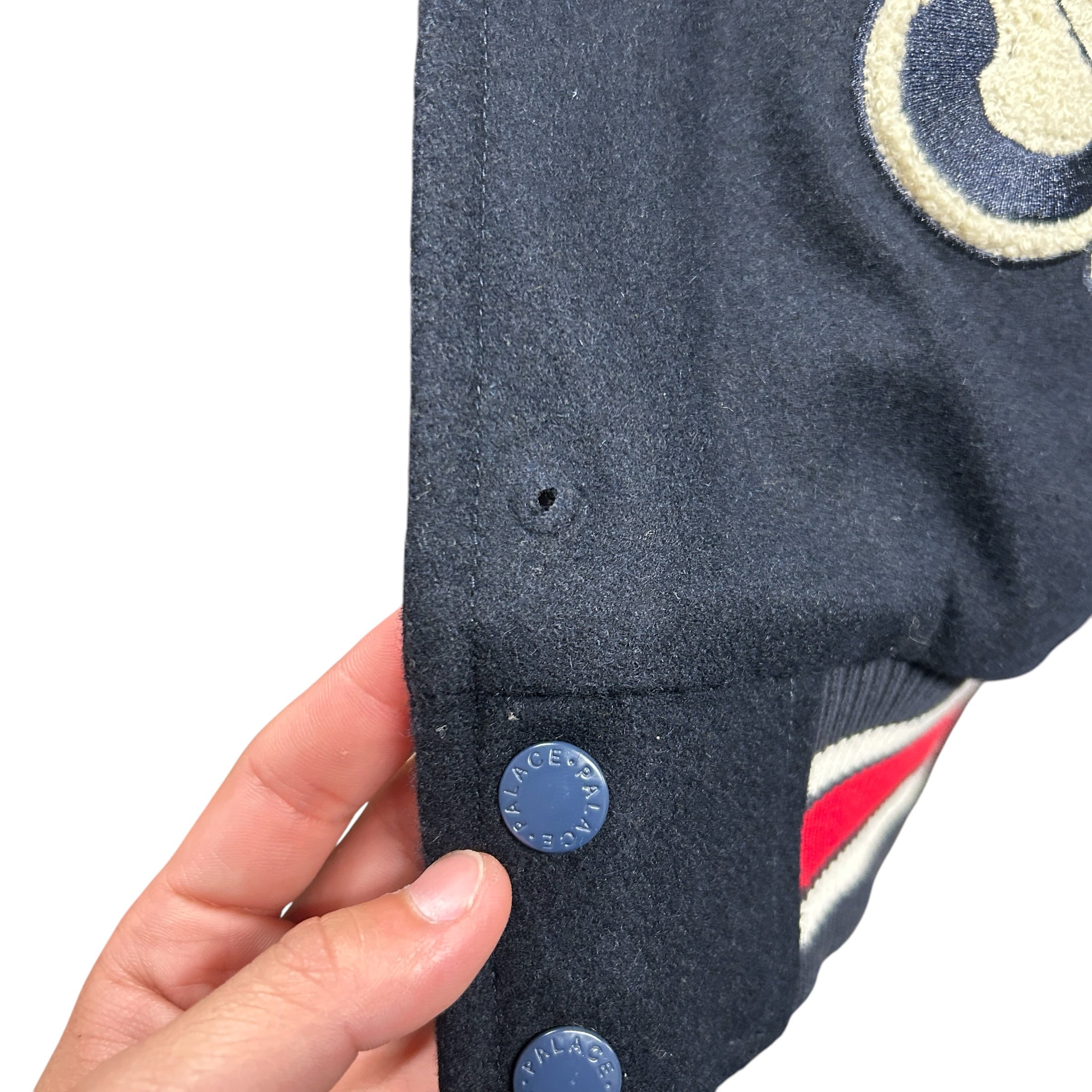 PALACE/Jacket/S/Polyester/NVY/Fallen Angels Varsity view 5