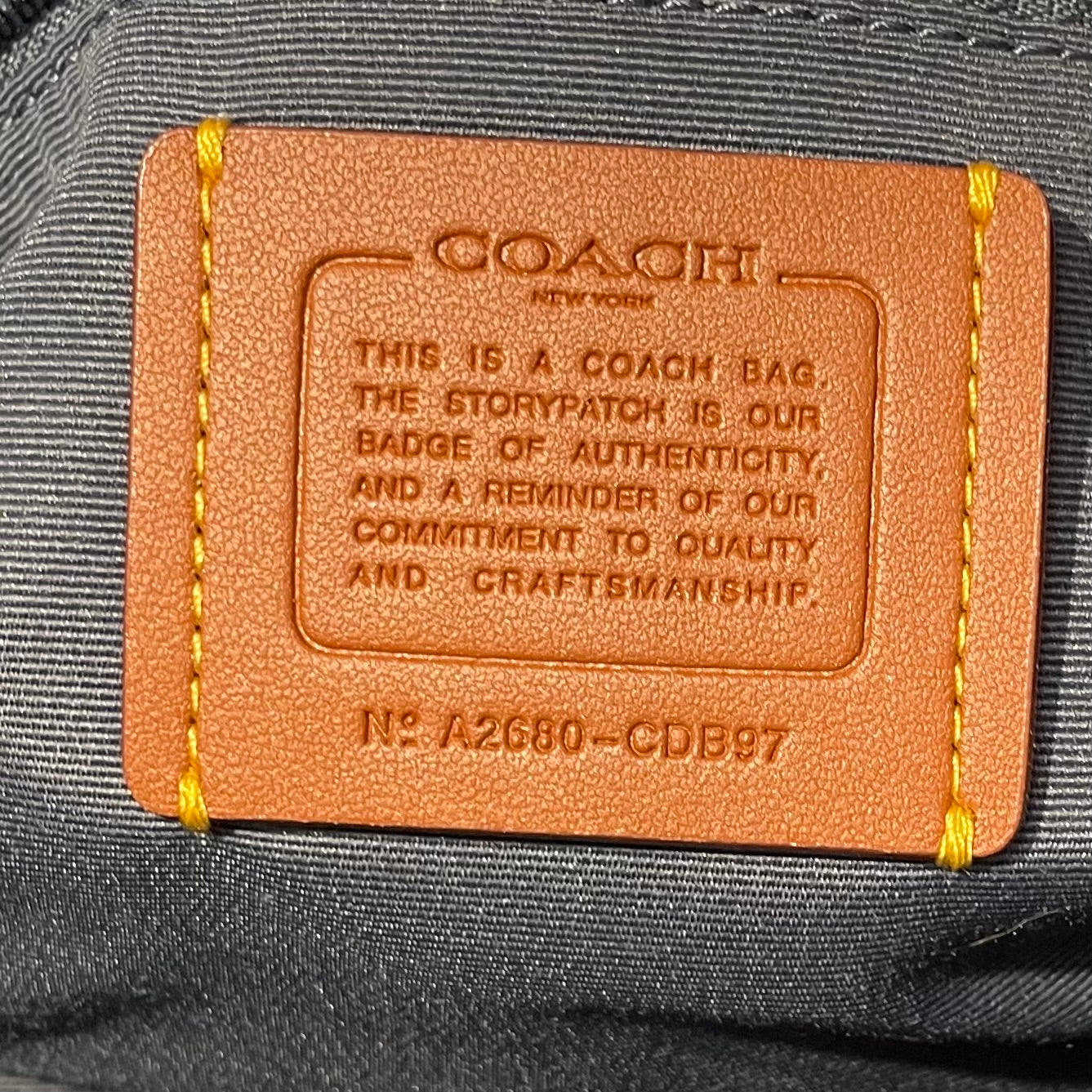 COACH/Cross Body Bag/Monogram/BLU/ view 3