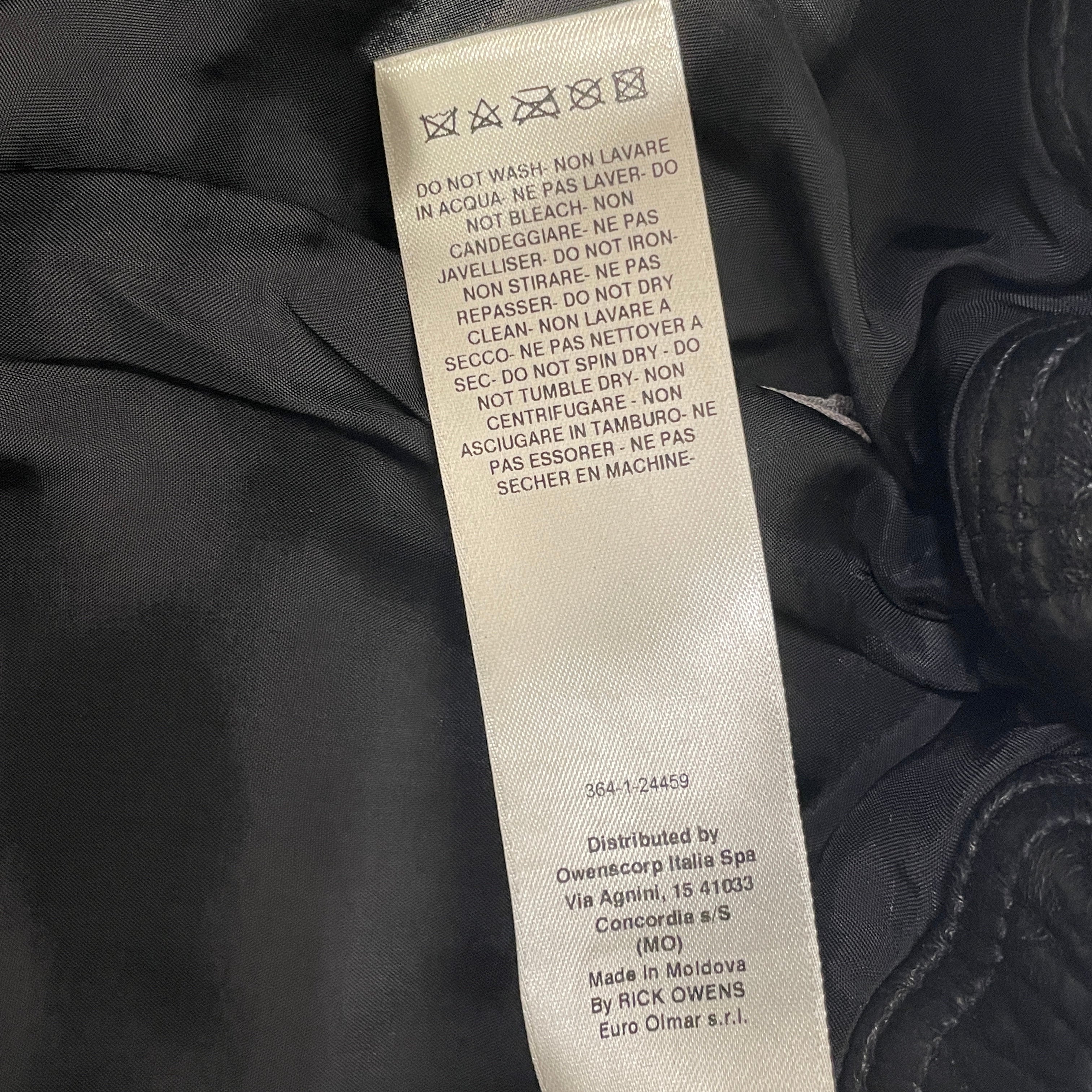 Rick Owens/Pants/36/Leather/BLK/LUXOR JOG view 4