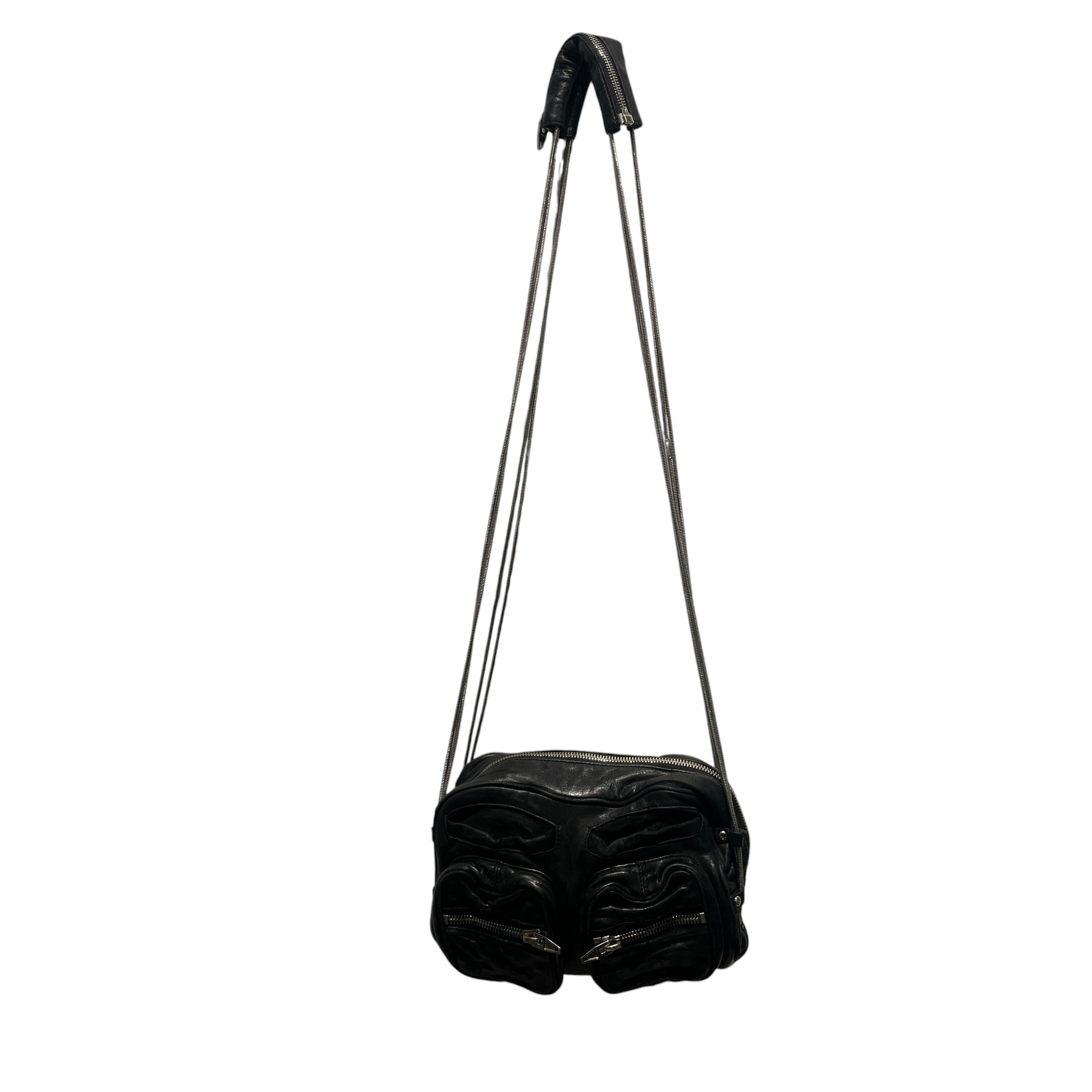 Alexander Wang/Cross Body Bag/Leather/BLK/BRENDA CHAIN view 1