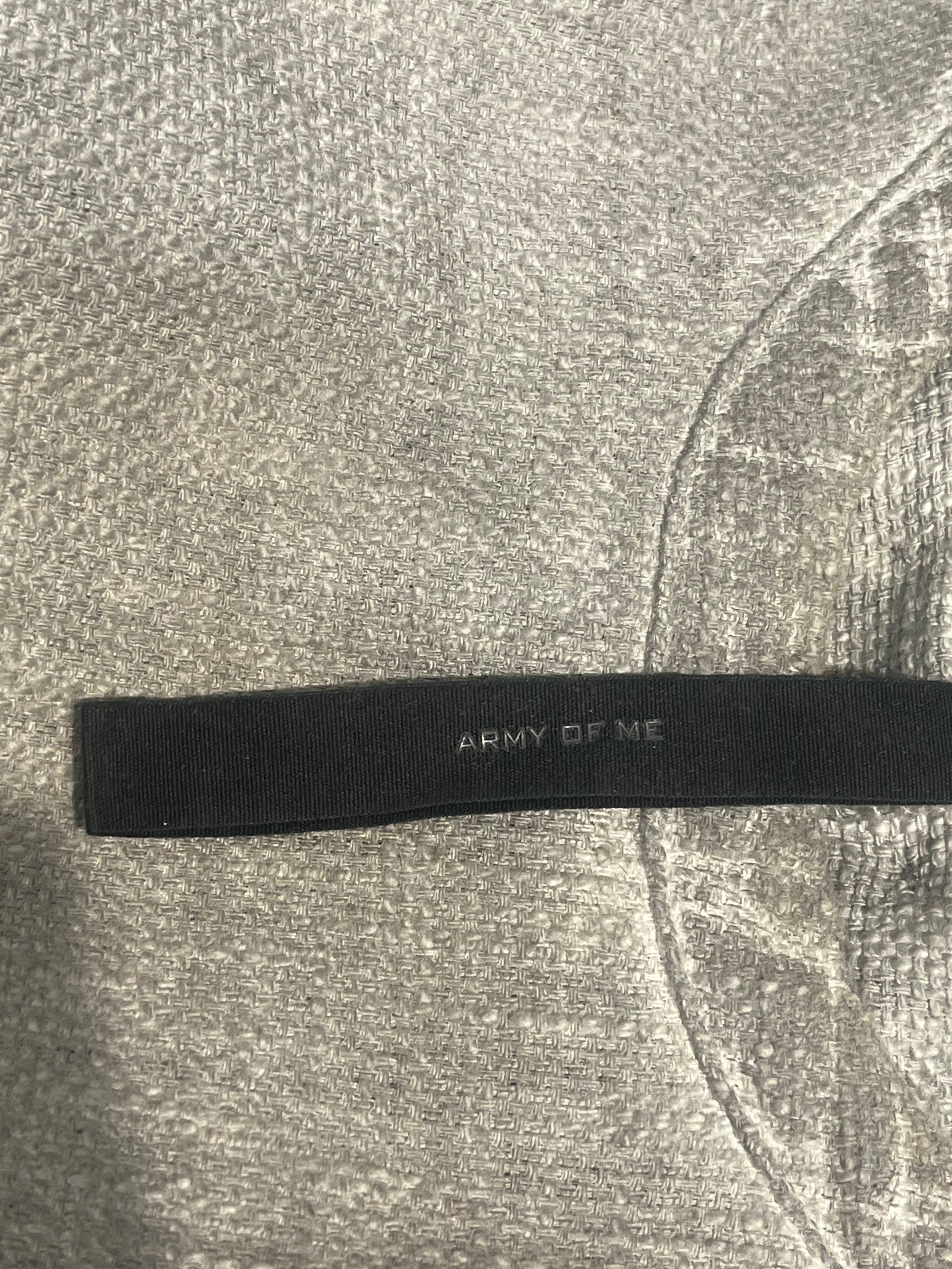 ARMY OF ME/SS Dress/S/Cotton/GRY/Maxi Length/CARGO-OVERDYED- view 3