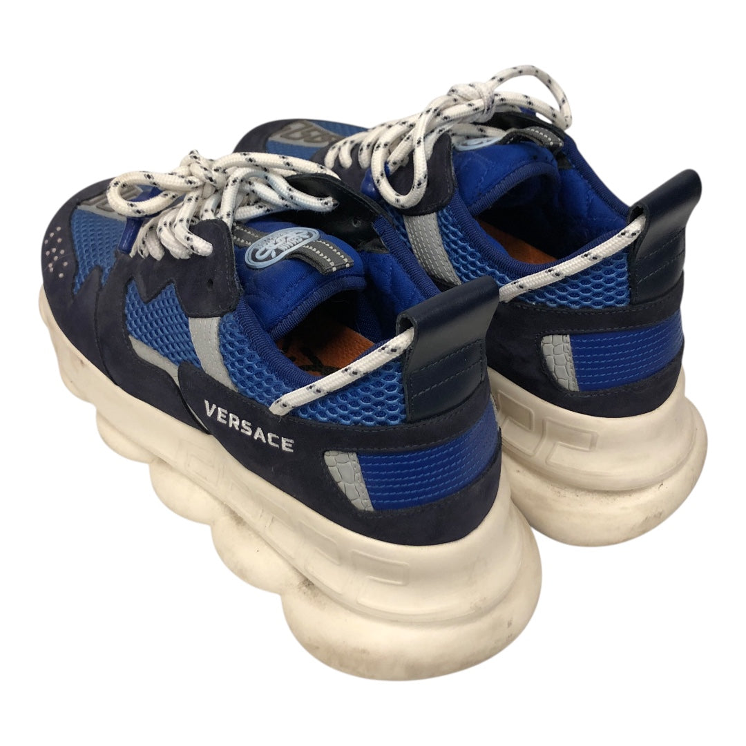 VERSACE/Low-Sneakers/EU 43/BLU/Chain Reaction view 2