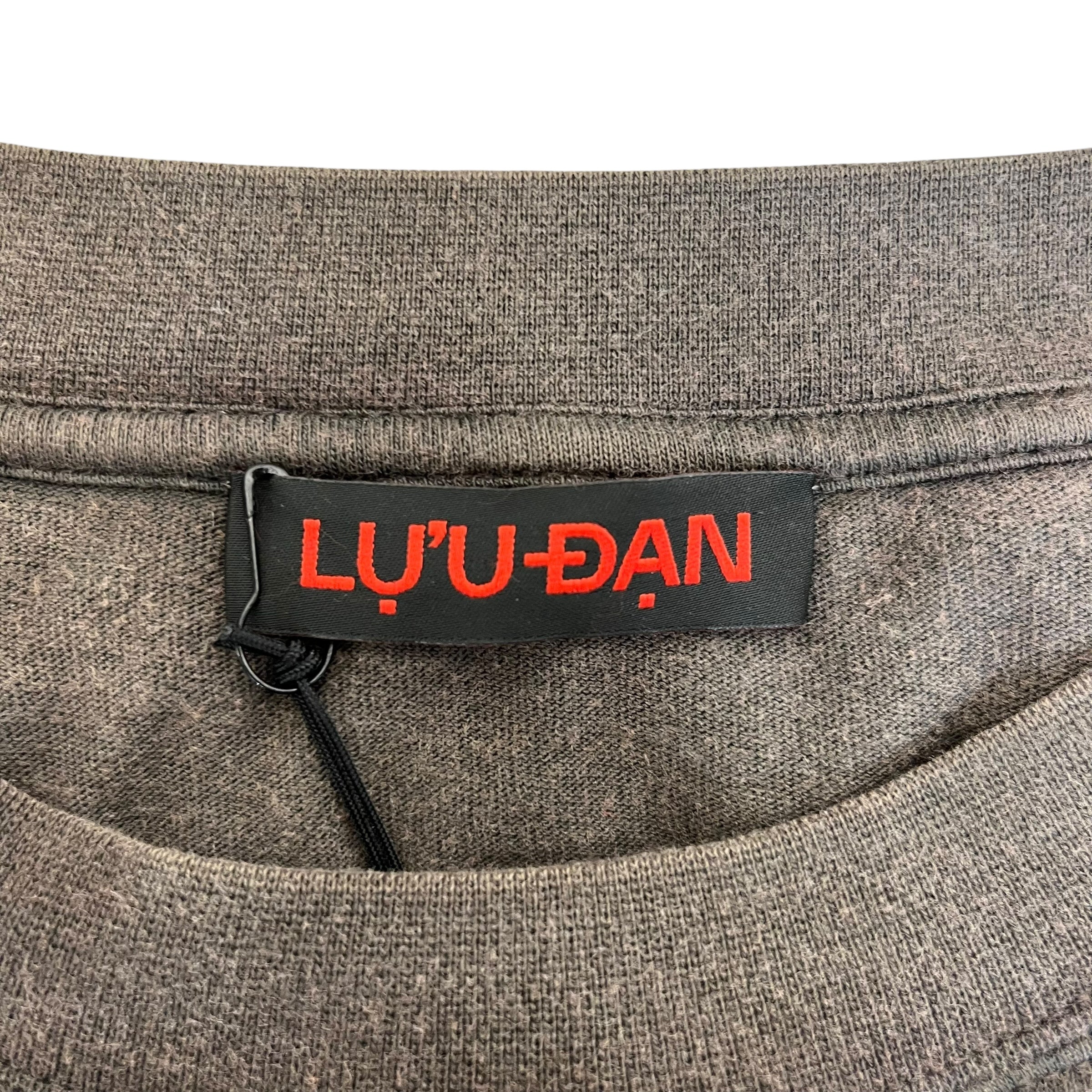 LU'U DAN/T-Shirt/S/Cotton/BRW/ view 3
