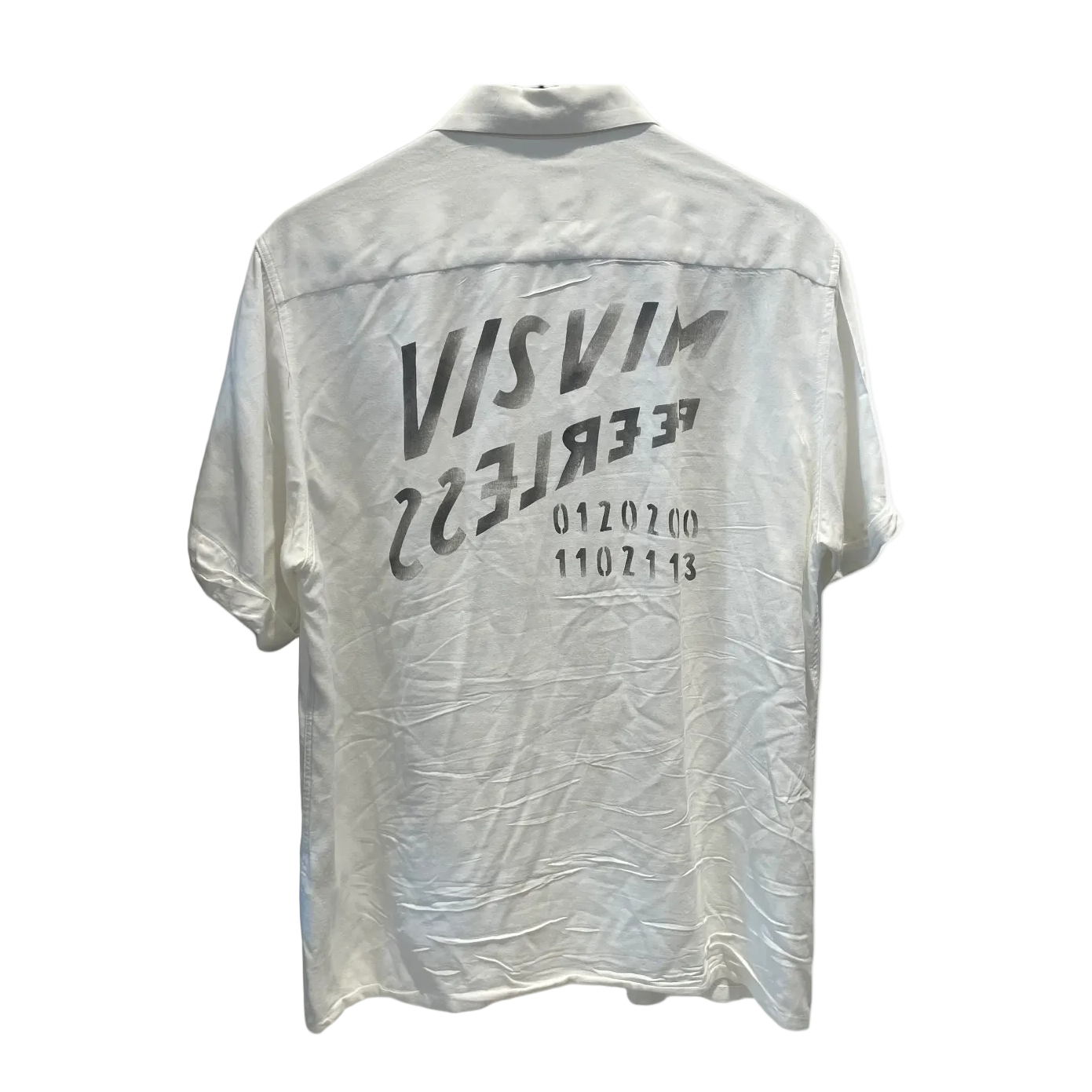 visvim/Shirt/4/Cotton/WHT/irving peerless logo view 2