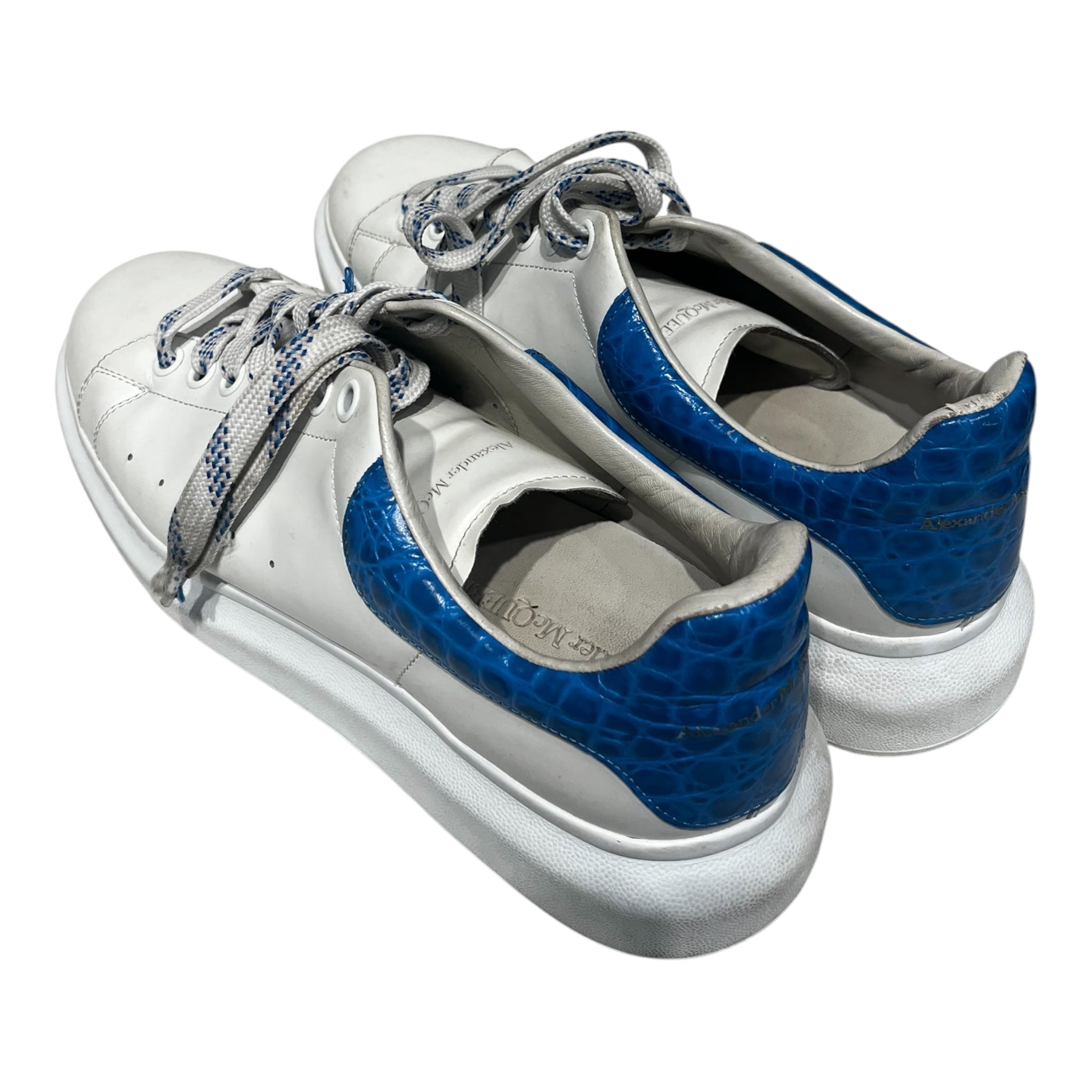 Alexander McQueen/Low-Sneakers/EU 44/Leather/BLU/625162 amcq view 2